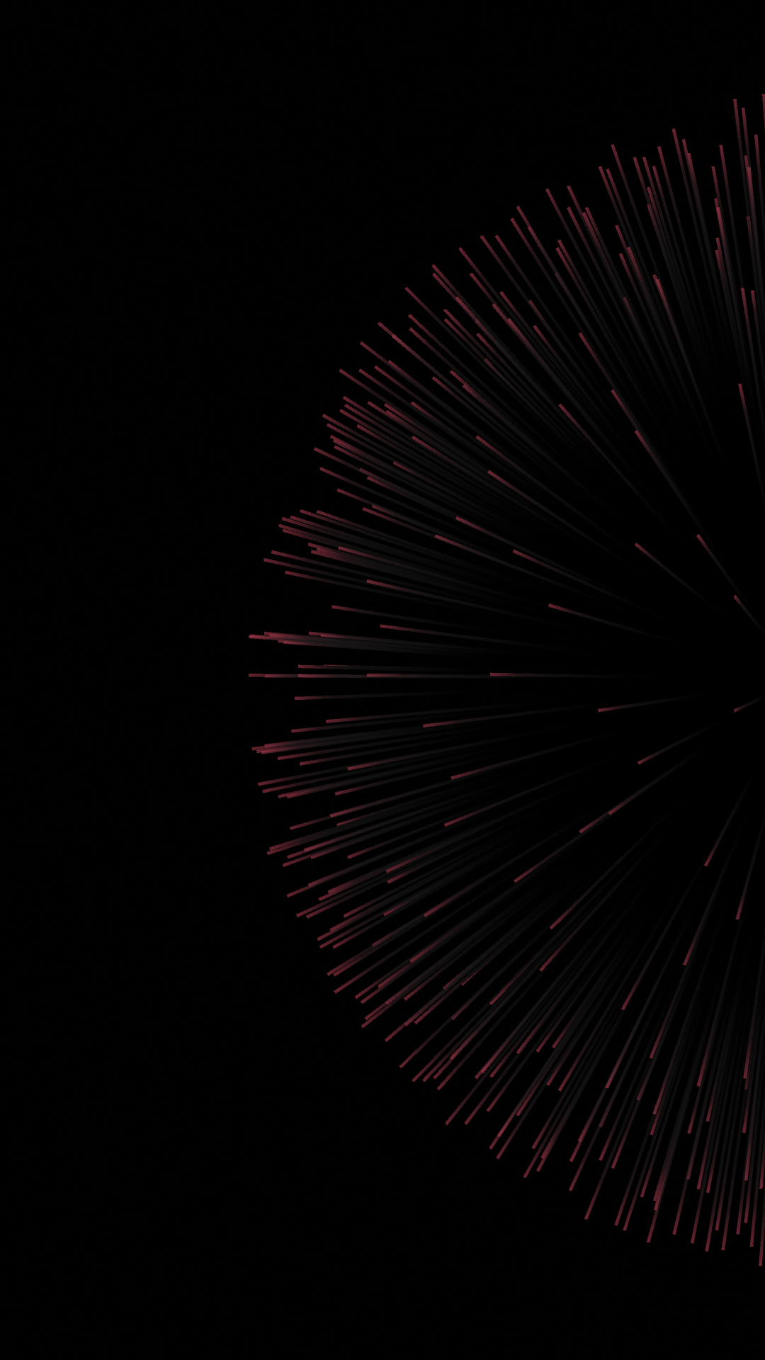 Abstract red lines on black background HD Phone Wallpaper
