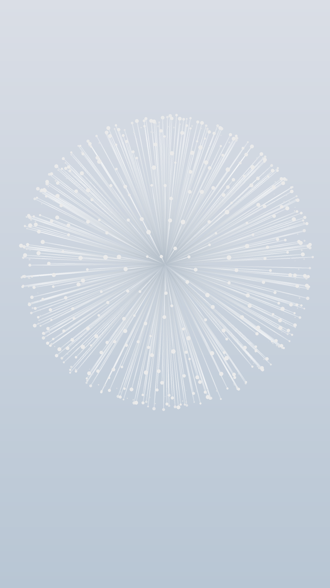 Abstract dandelion seed head with light blue background HD Phone Wallpaper