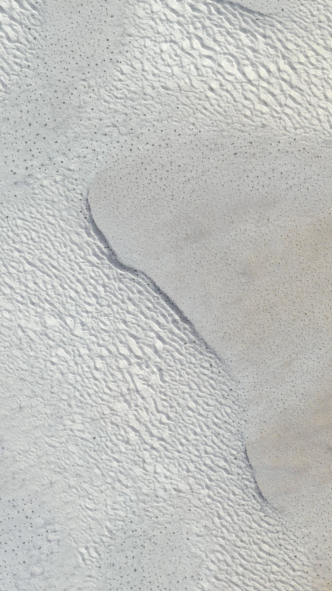Aerial view of sand dunes with ripples HD Phone Wallpaper