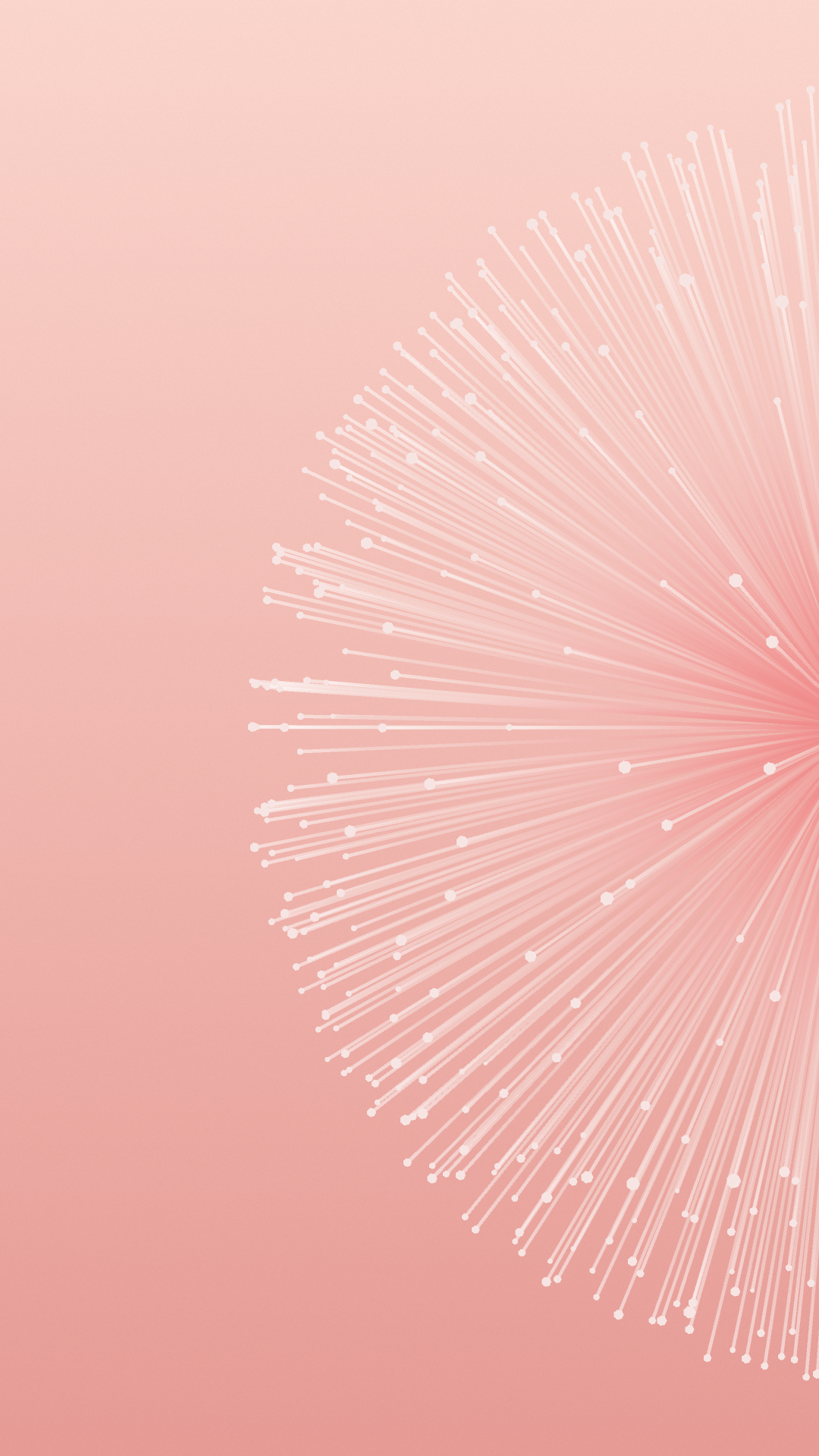 Abstract digital art with radiating lines and dots HD Phone Wallpaper