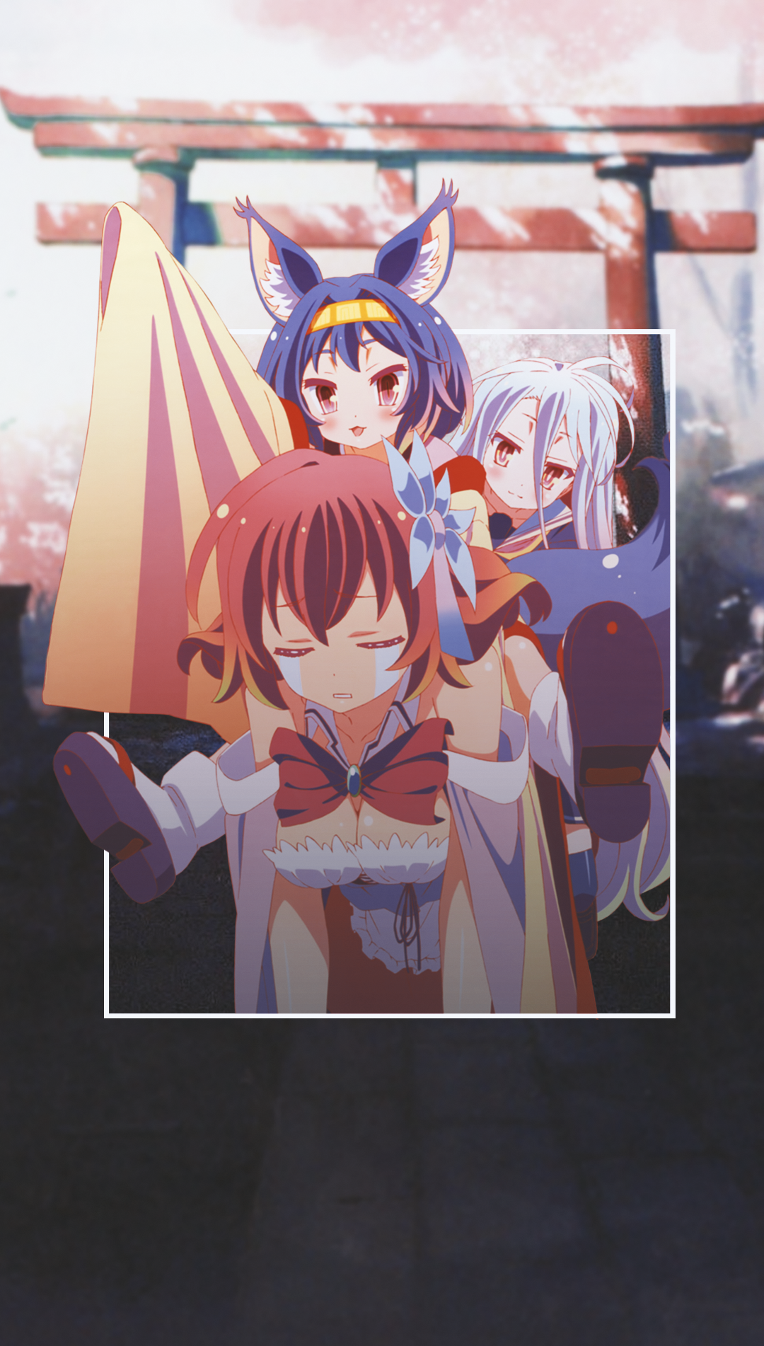 No Game No Life characters HD Phone Wallpaper