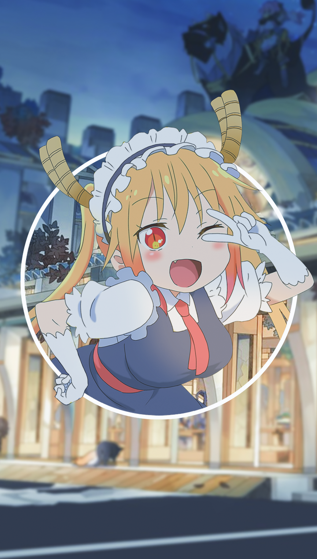 Tohru from Miss Kobayashi's Dragon Maid HD Phone Wallpaper