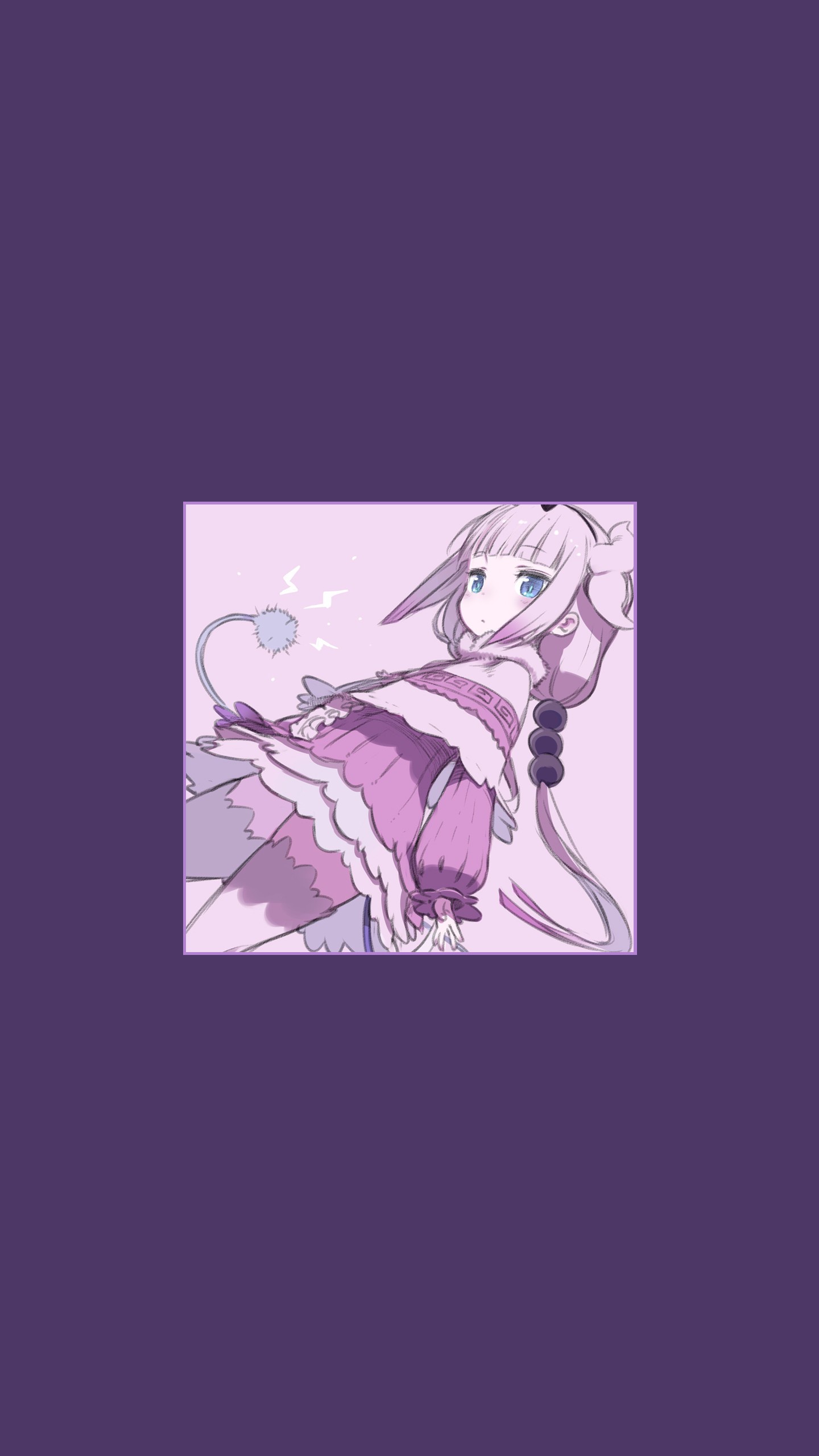 Kanna Kamui from Kobayashi-san Chi no Maid Dragon HD Phone Wallpaper