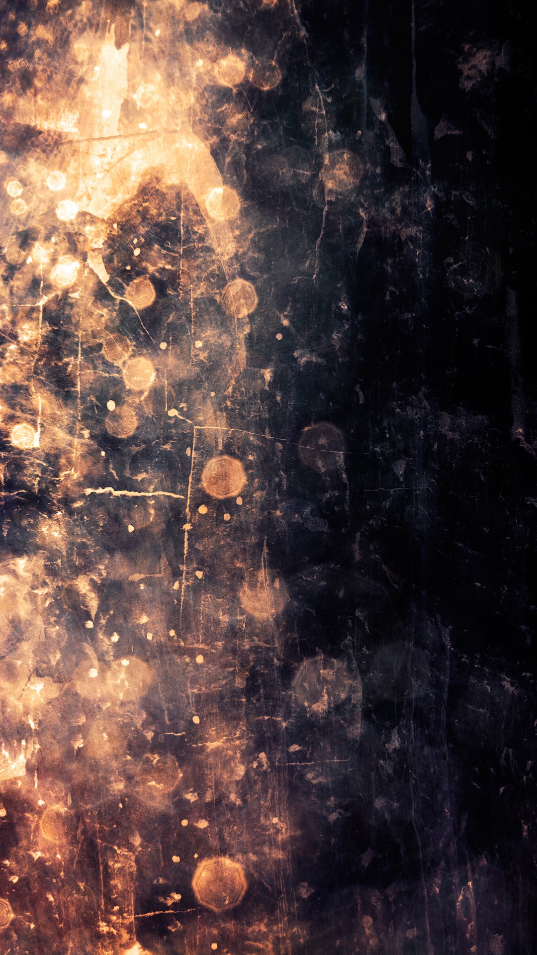Abstract paint splatter with bokeh effect HD Phone Wallpaper