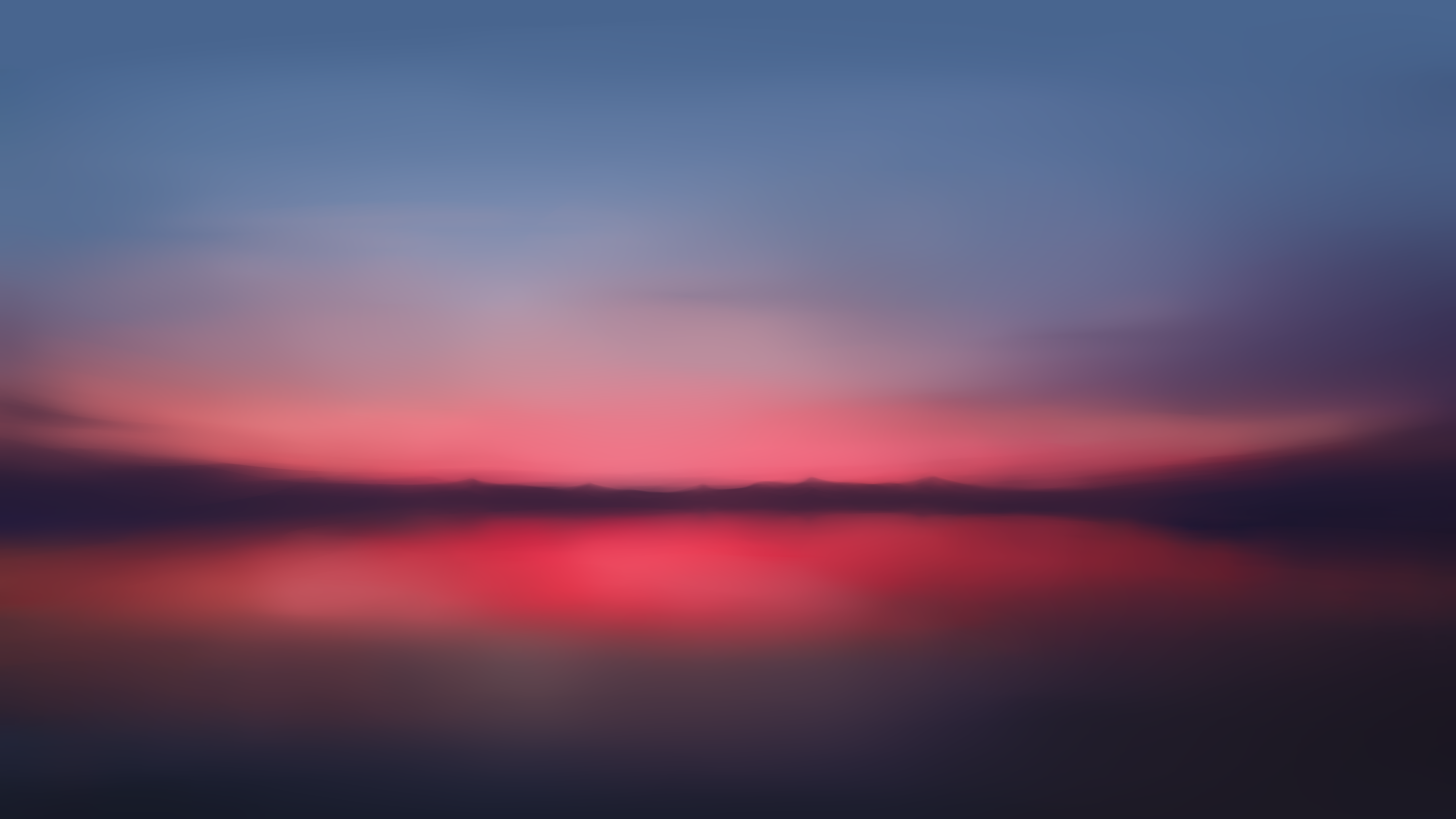 Minimalist Sunset Reflection HD Wallpaper
