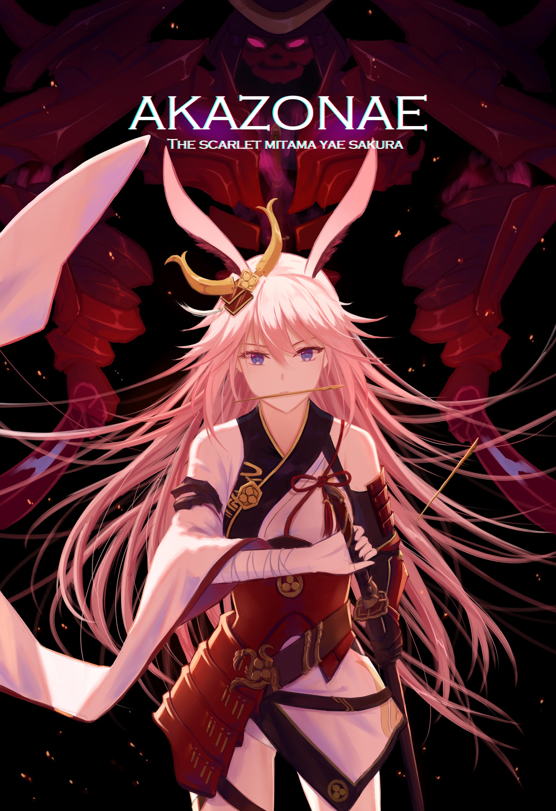 Yae Sakura Akazonae from Honkai Impact HD Phone Wallpaper