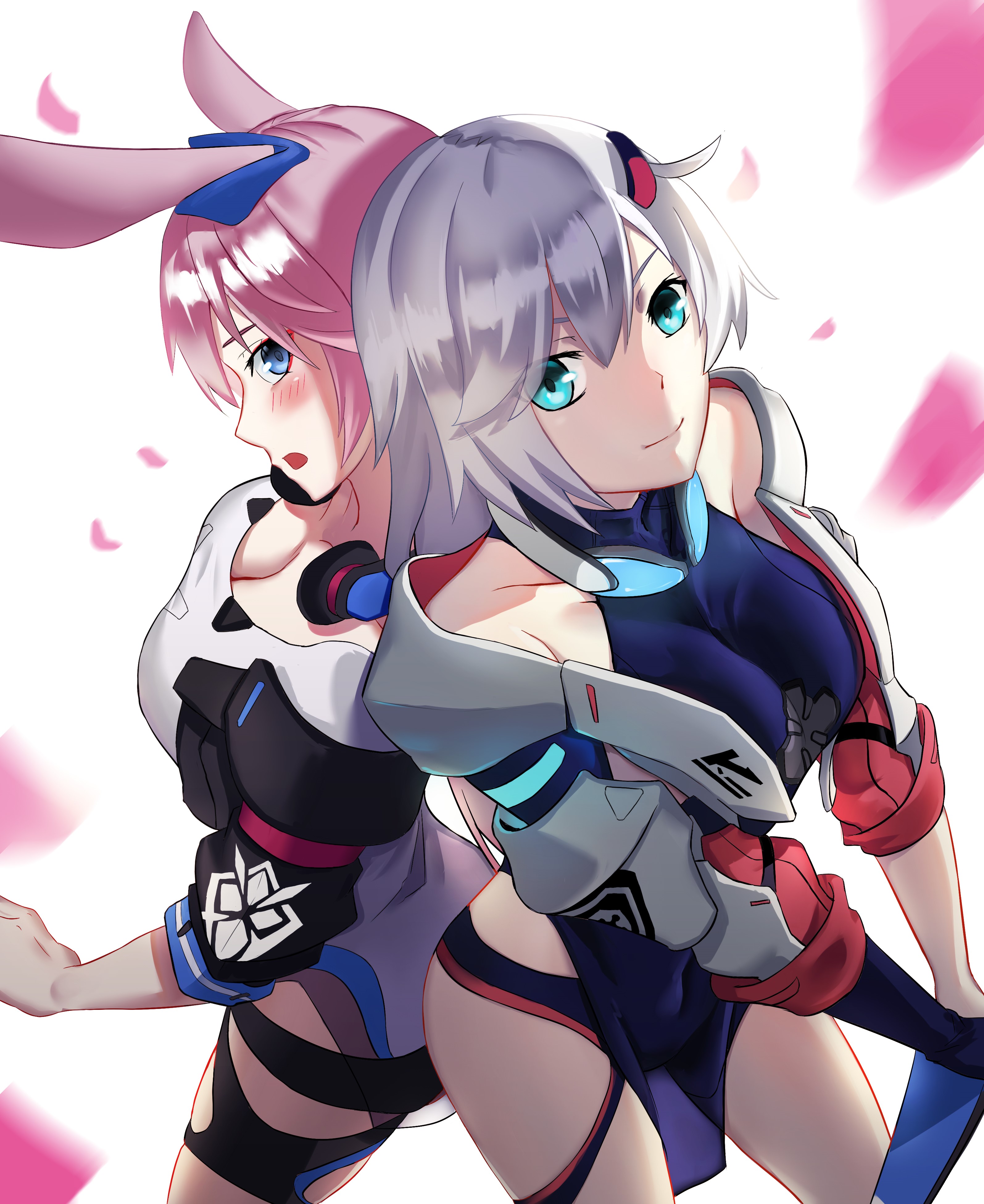 Kiana Kaslana and Seele Vollerei from Honkai Impact HD Phone Wallpaper