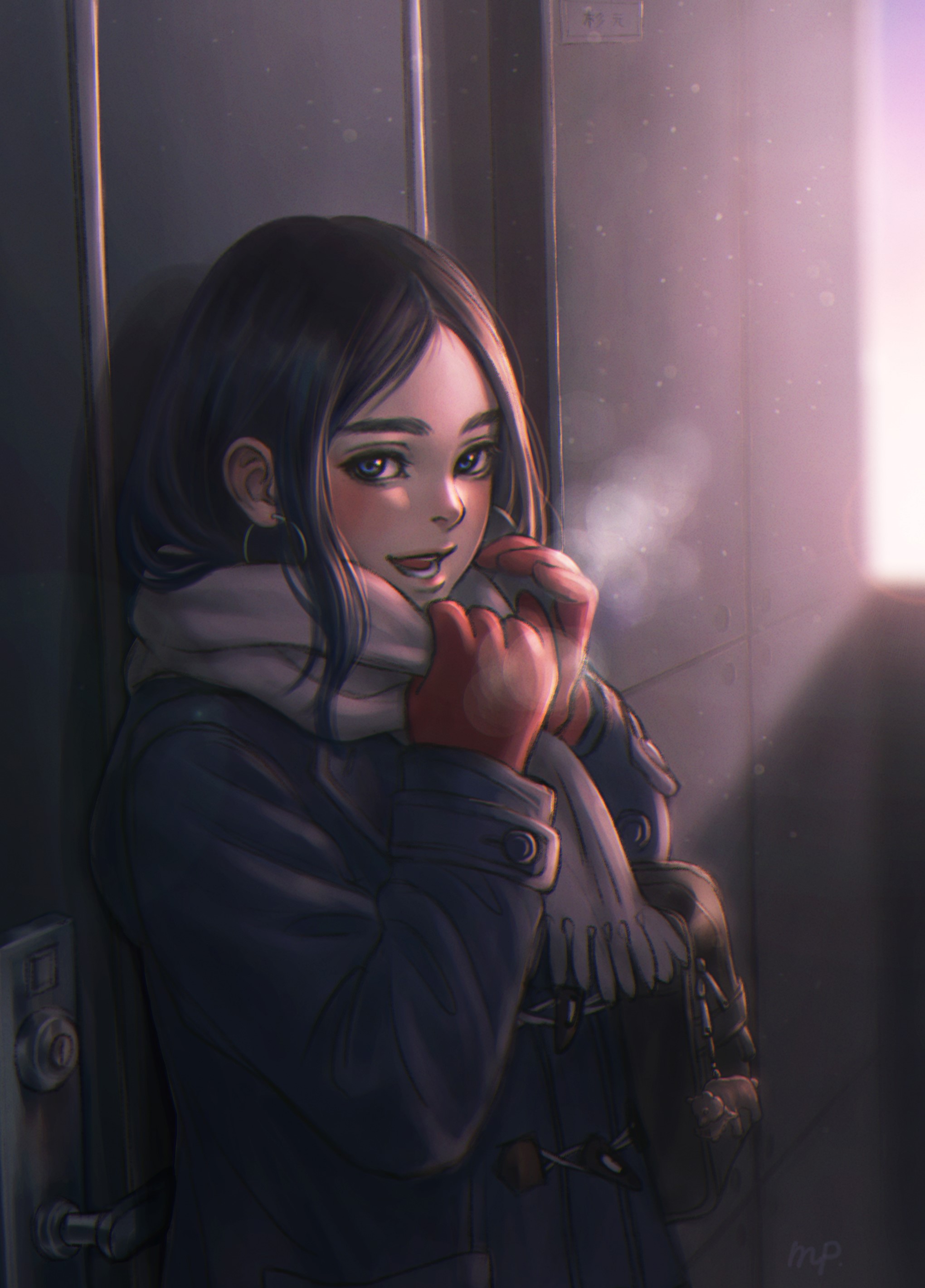 Asirpa from Golden Kamuy in winter HD Phone Wallpaper