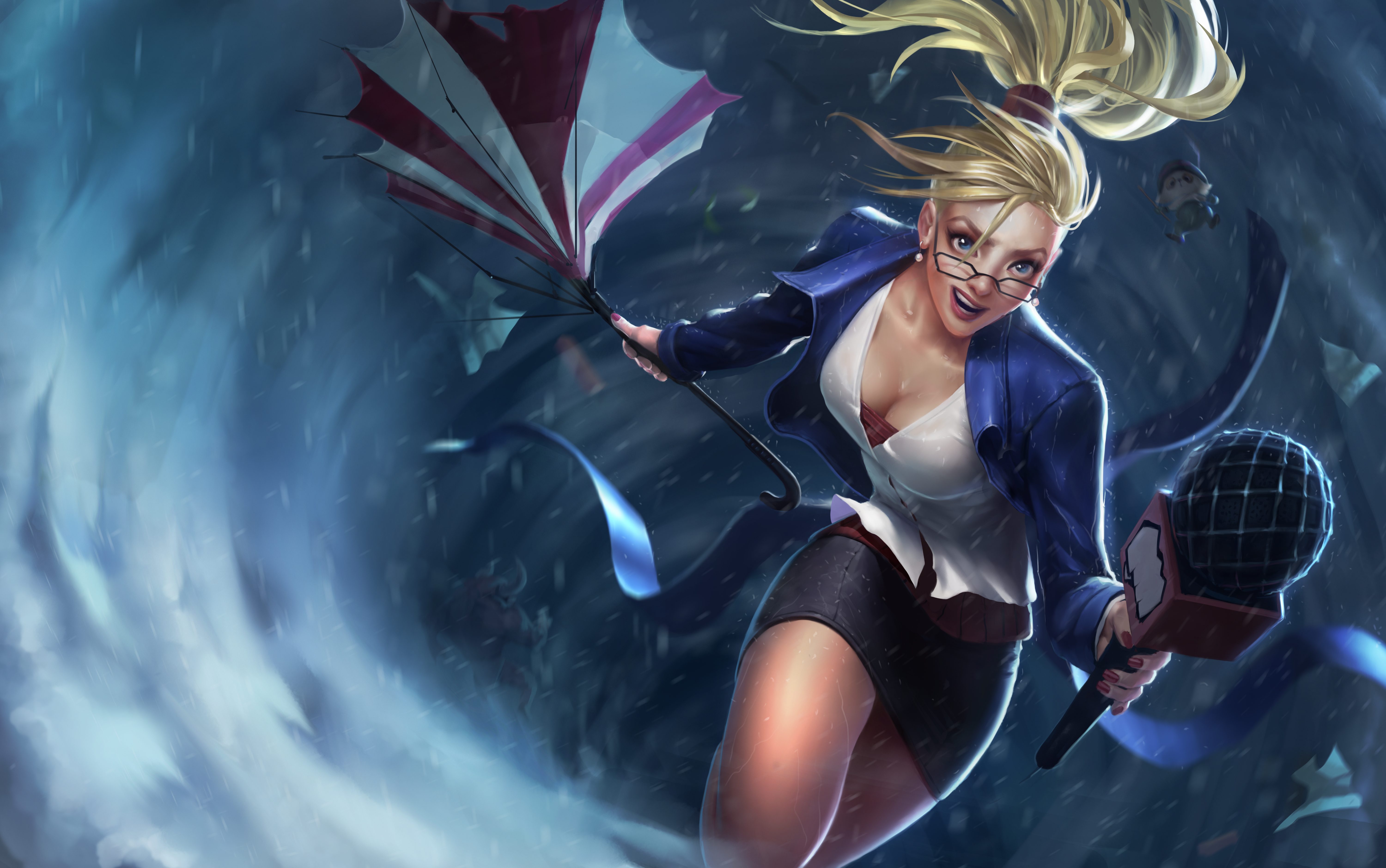 Janna from League of Legends 4K HD Wallpaper