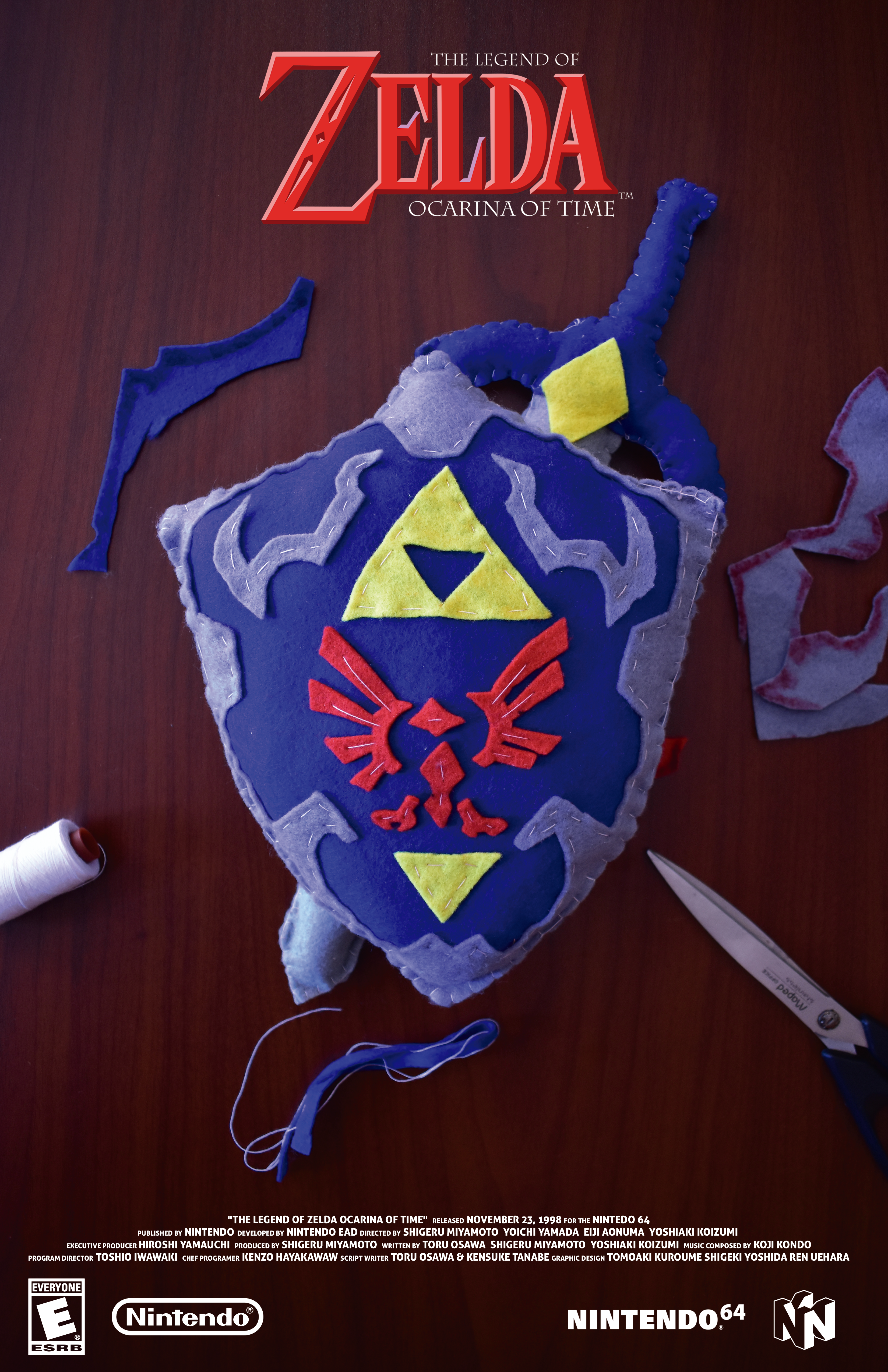 The Legend of Zelda: Ocarina of Time Nintendo 64 Game Poster HD Phone Wallpaper