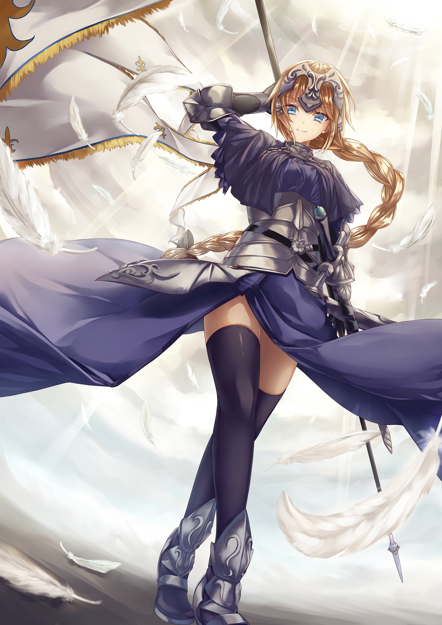 Jeanne d'Arc from Fate/Apocrypha HD Phone Wallpaper