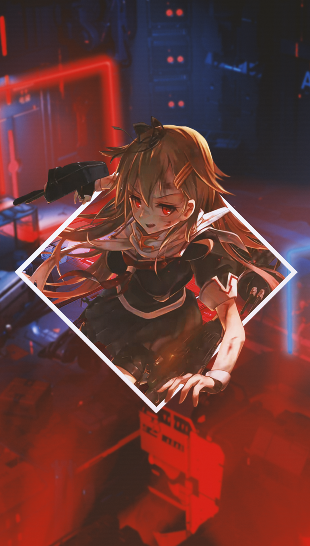 Anime girl with gun from Kantai Collection HD Phone Wallpaper
