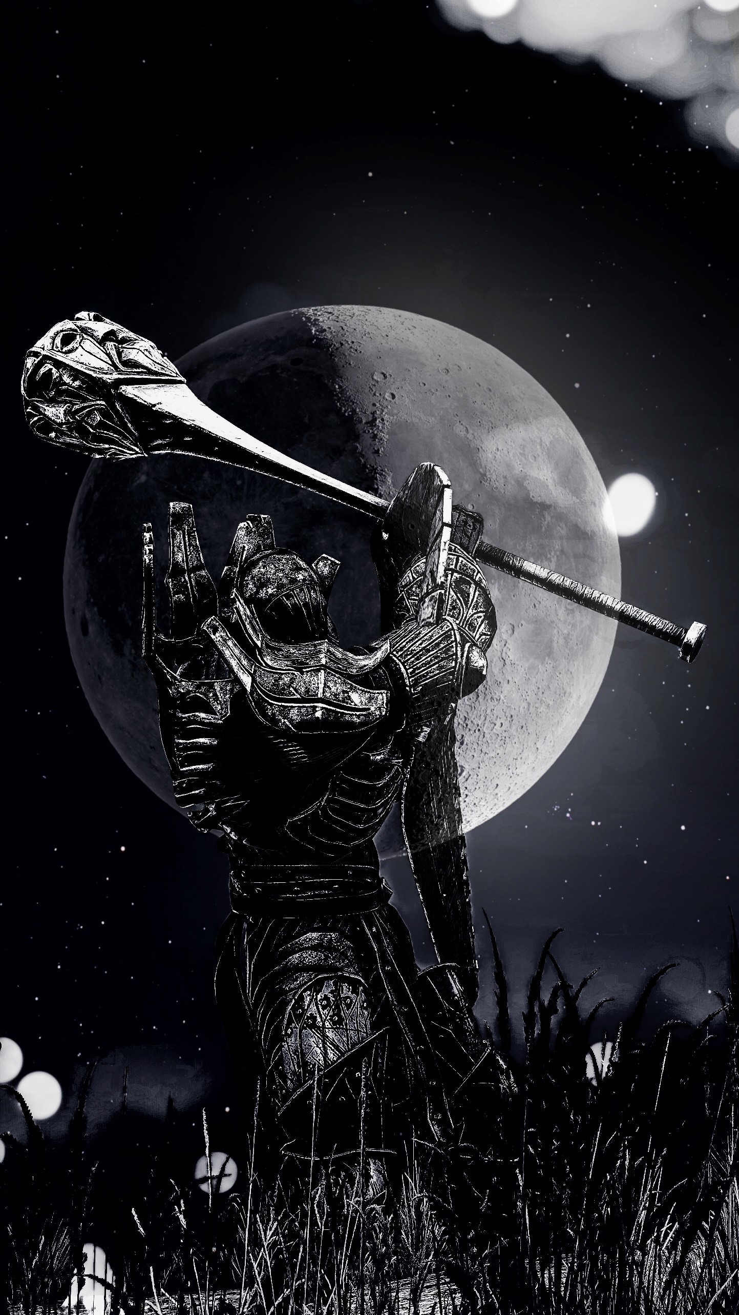 Imlerith from The Witcher 3: Wild Hunt holding a mace HD Phone Wallpaper