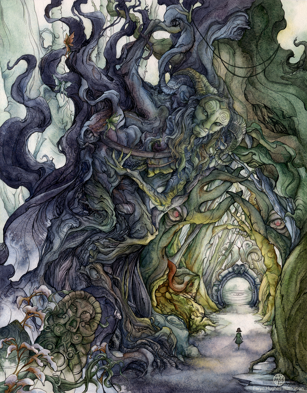 Artwork from Pan's Labyrinth HD Phone Wallpaper