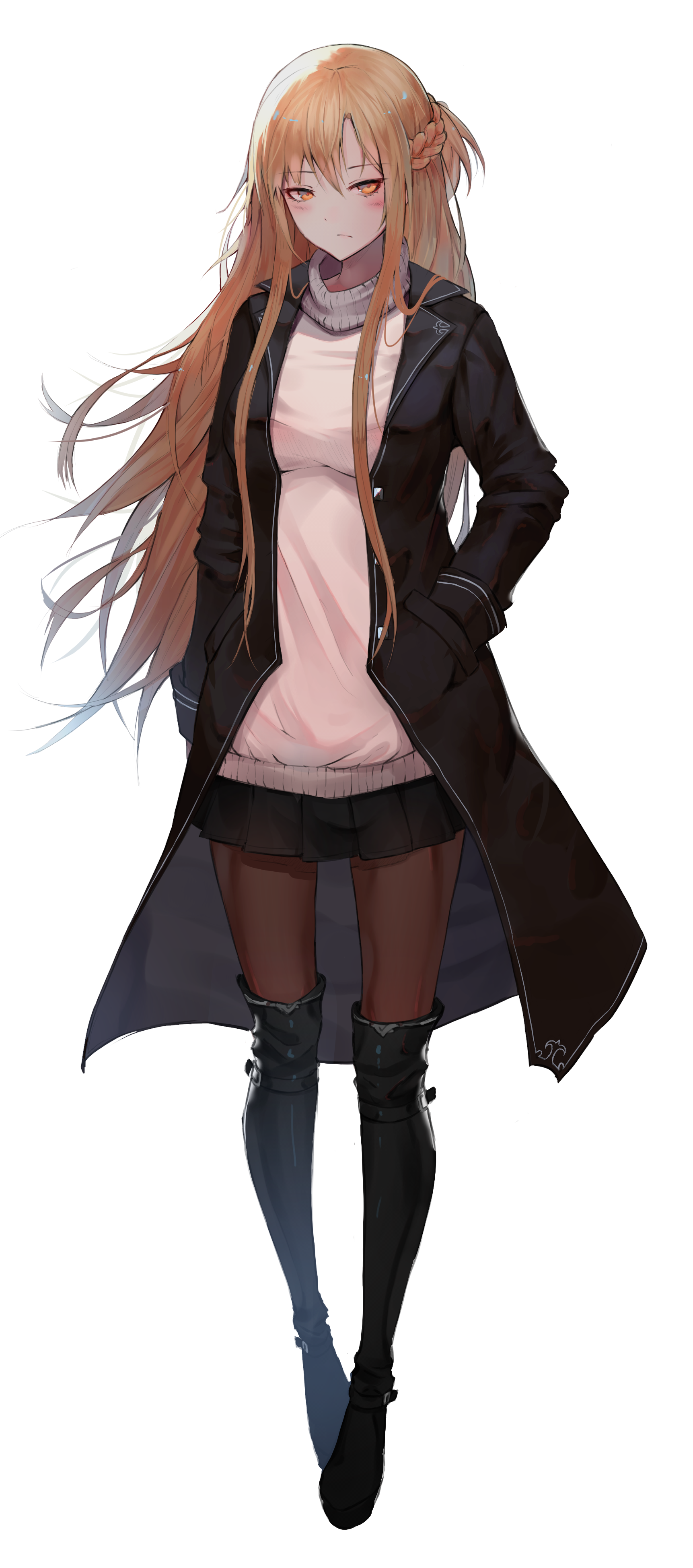 Yuuki Asuna from Sword Art Online fan art HD Phone Wallpaper