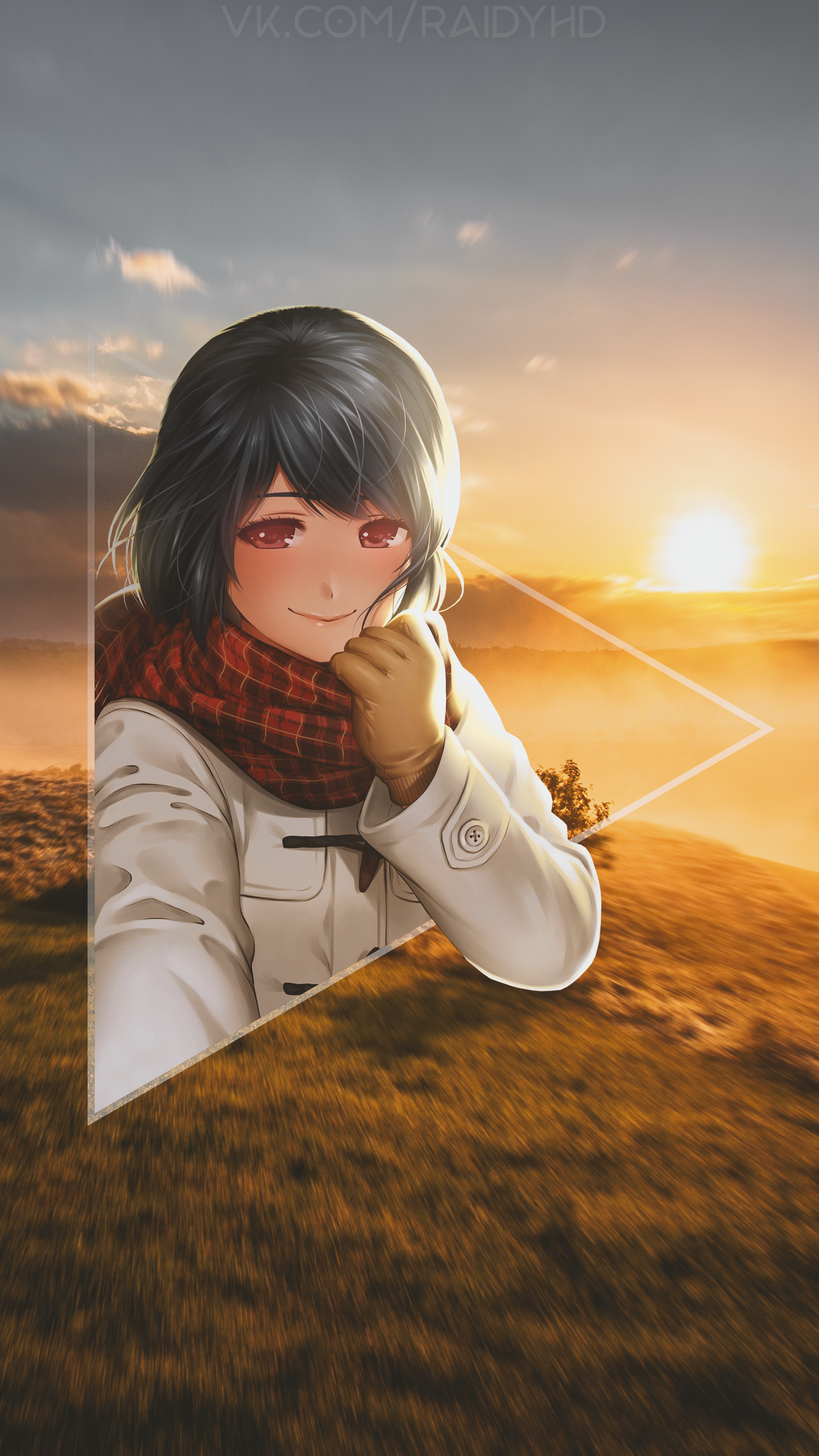 Rui Tachibana from Domestic na Kanojo at Sunset HD Phone Wallpaper