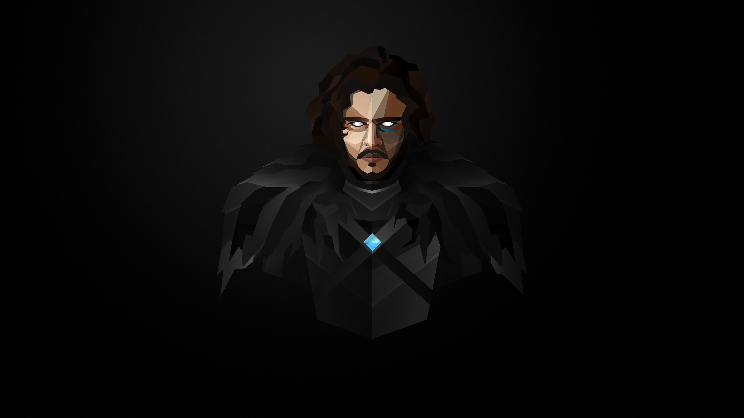 Jon Snow from Game of Thrones Minimalist Artwork HD Wallpaper