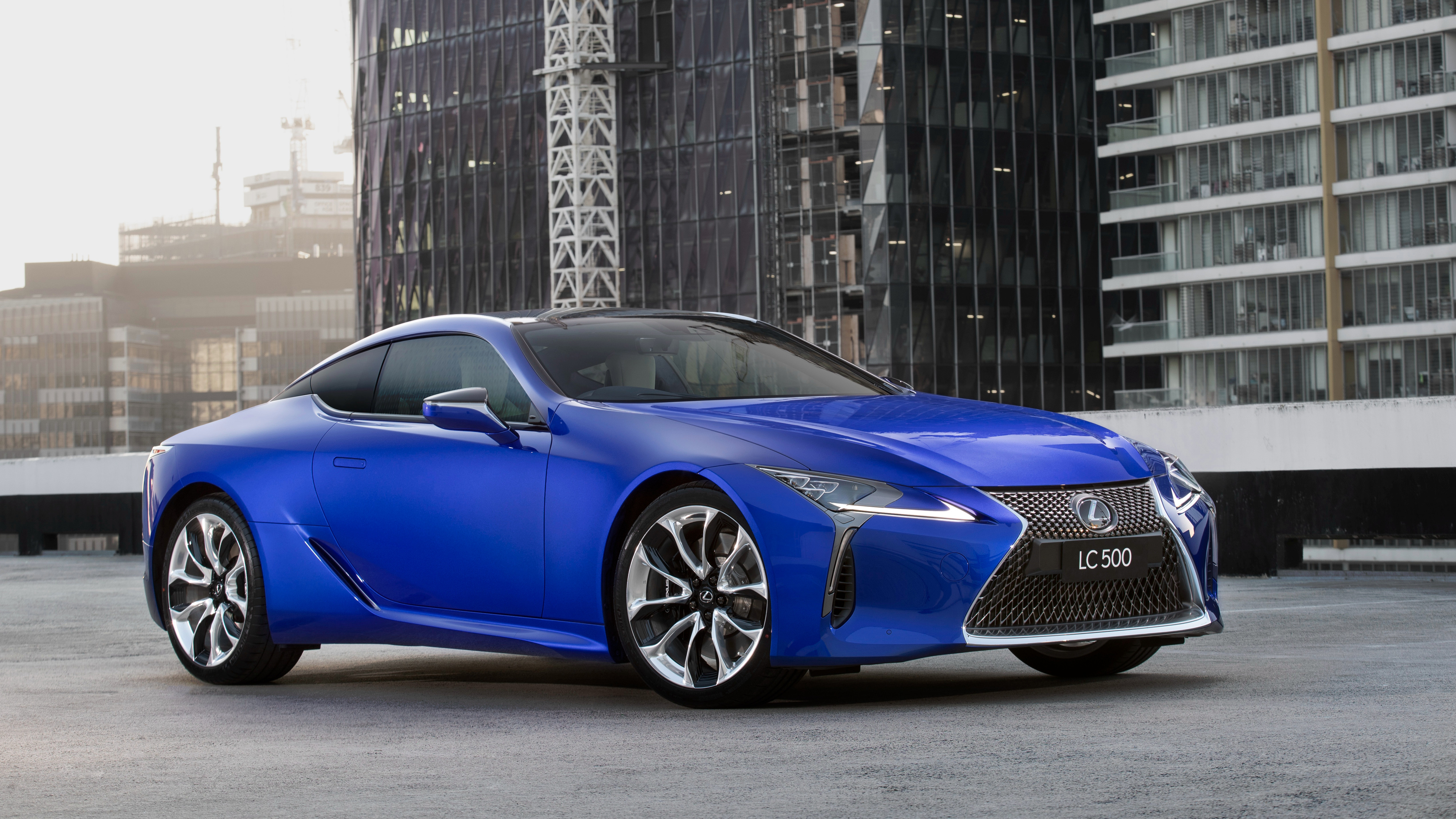 Lexus LC 500 Morphic Blue 4K HD Wallpaper