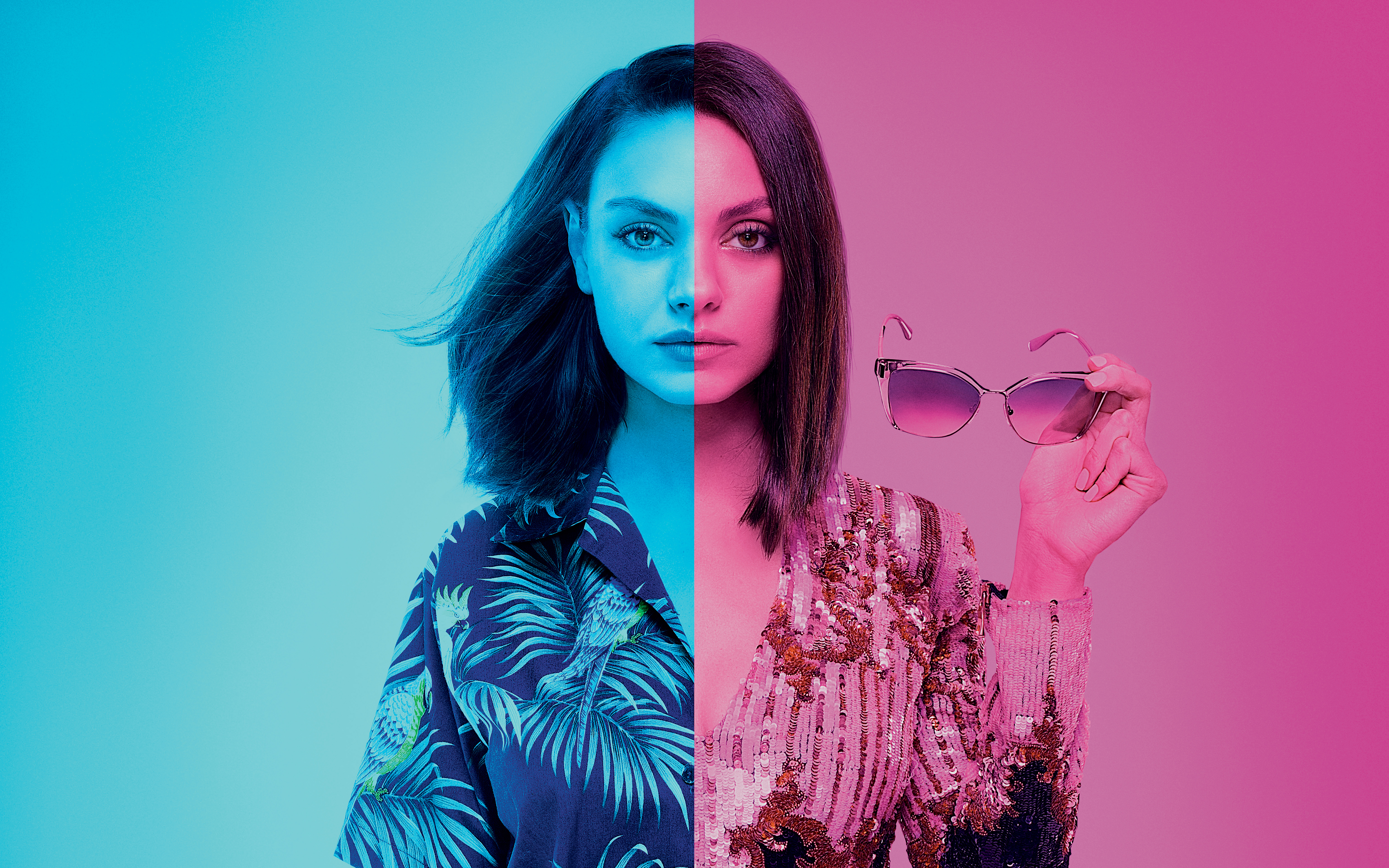 Mila Kunis from The Spy Who Dumped Me HD Wallpaper