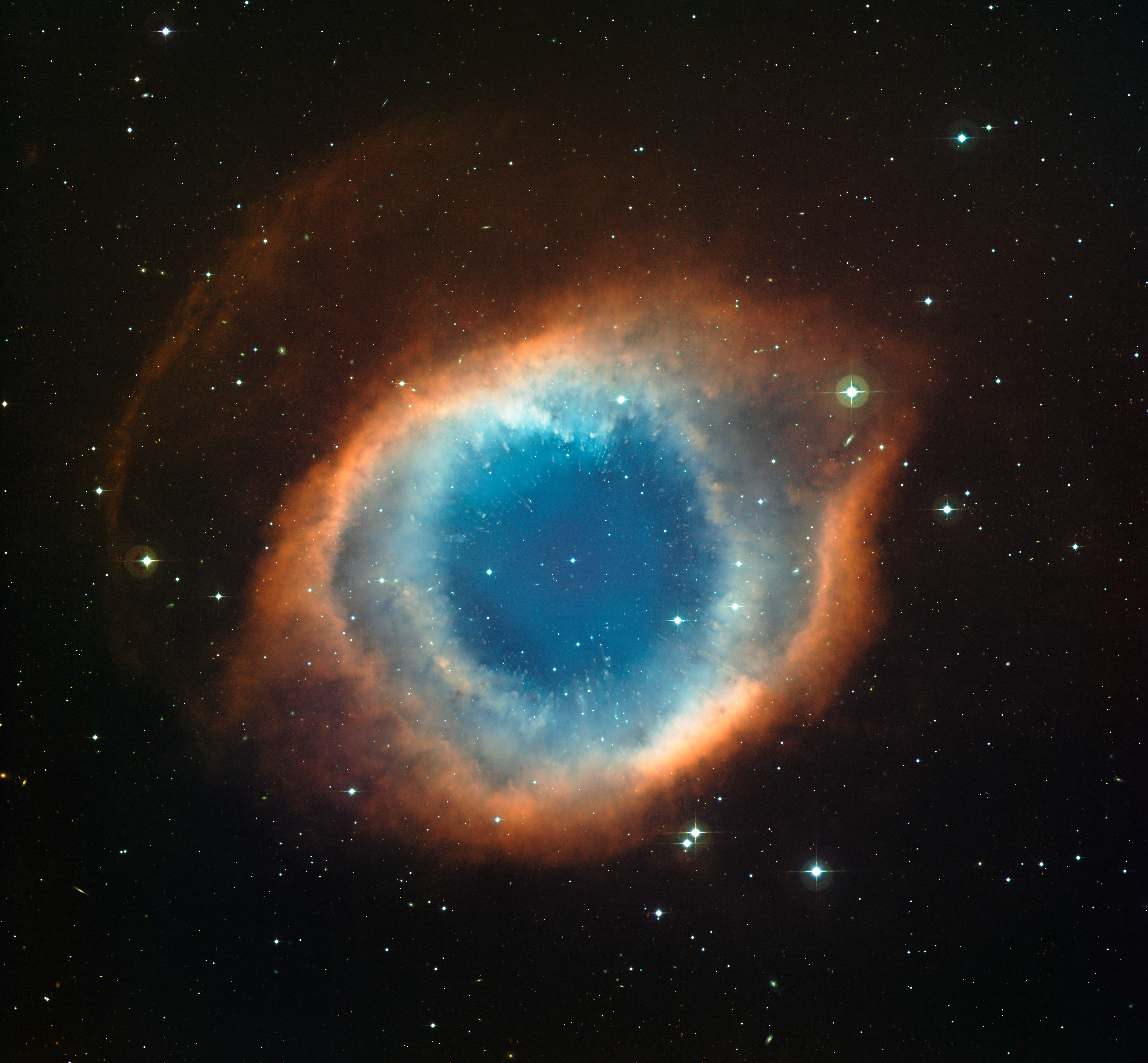The Helix Nebula in Space HD Wallpaper