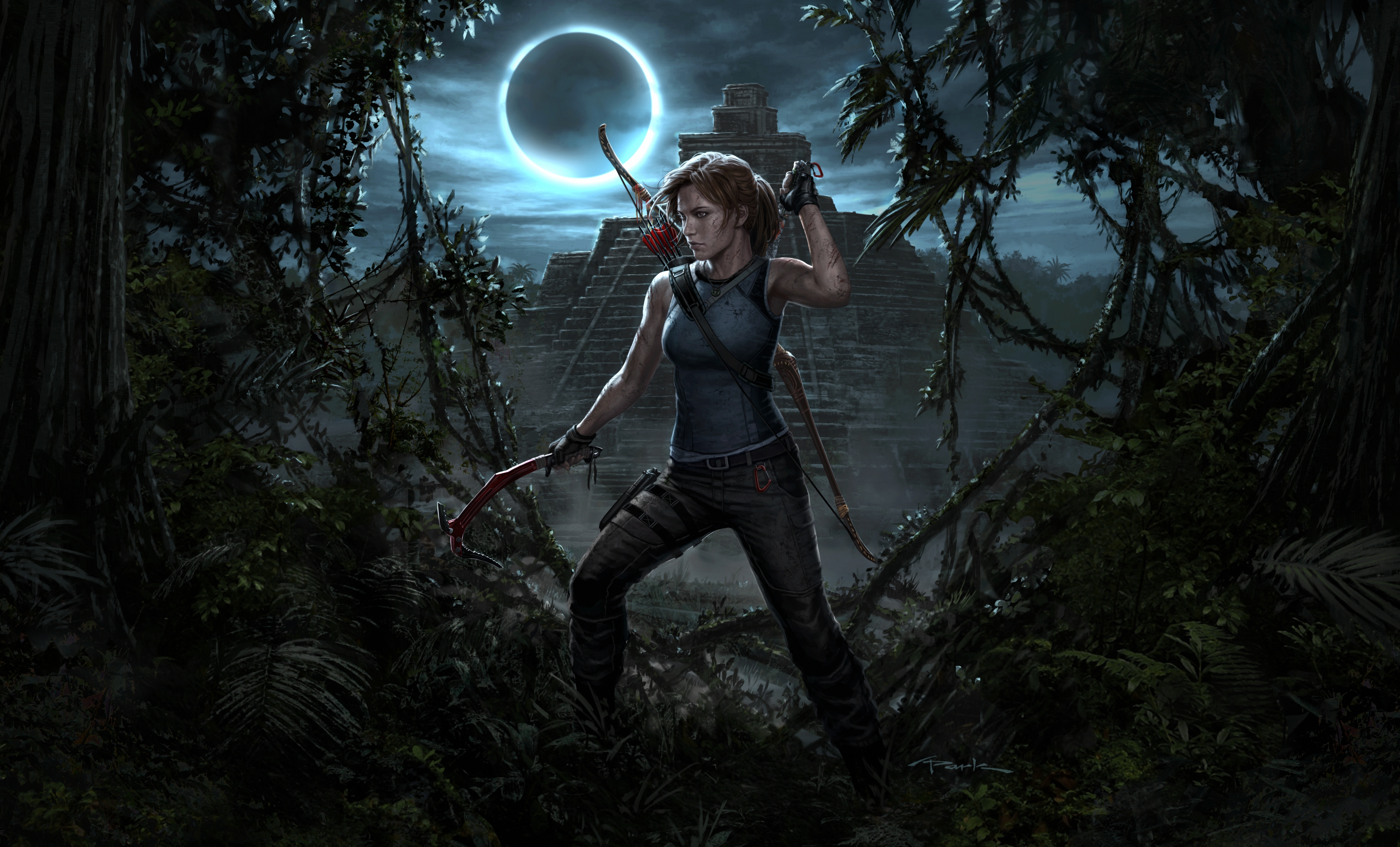 Lara Croft from Shadow of the Tomb Raider 4K HD Wallpaper