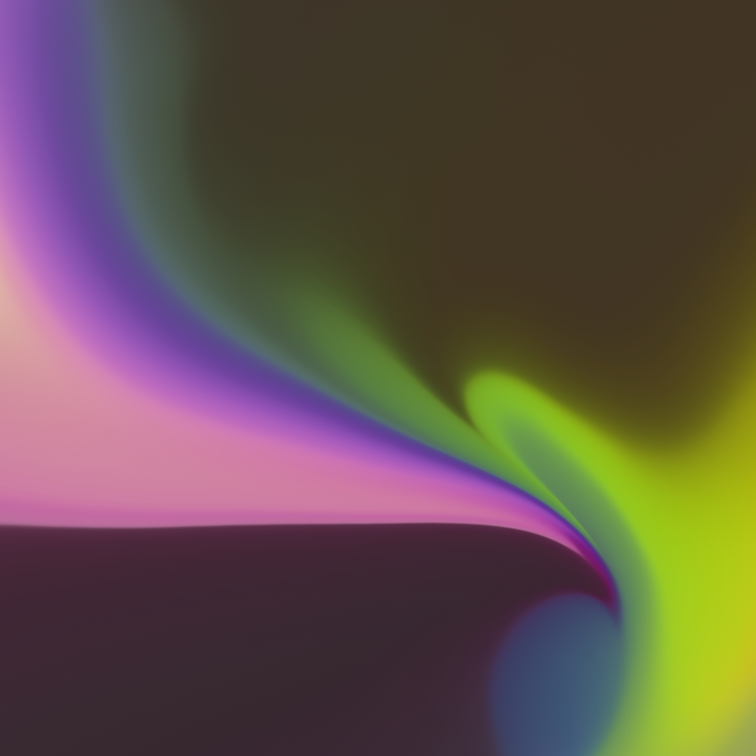 Abstract gradient with purple, pink, green, and yellow hues HD Wallpaper