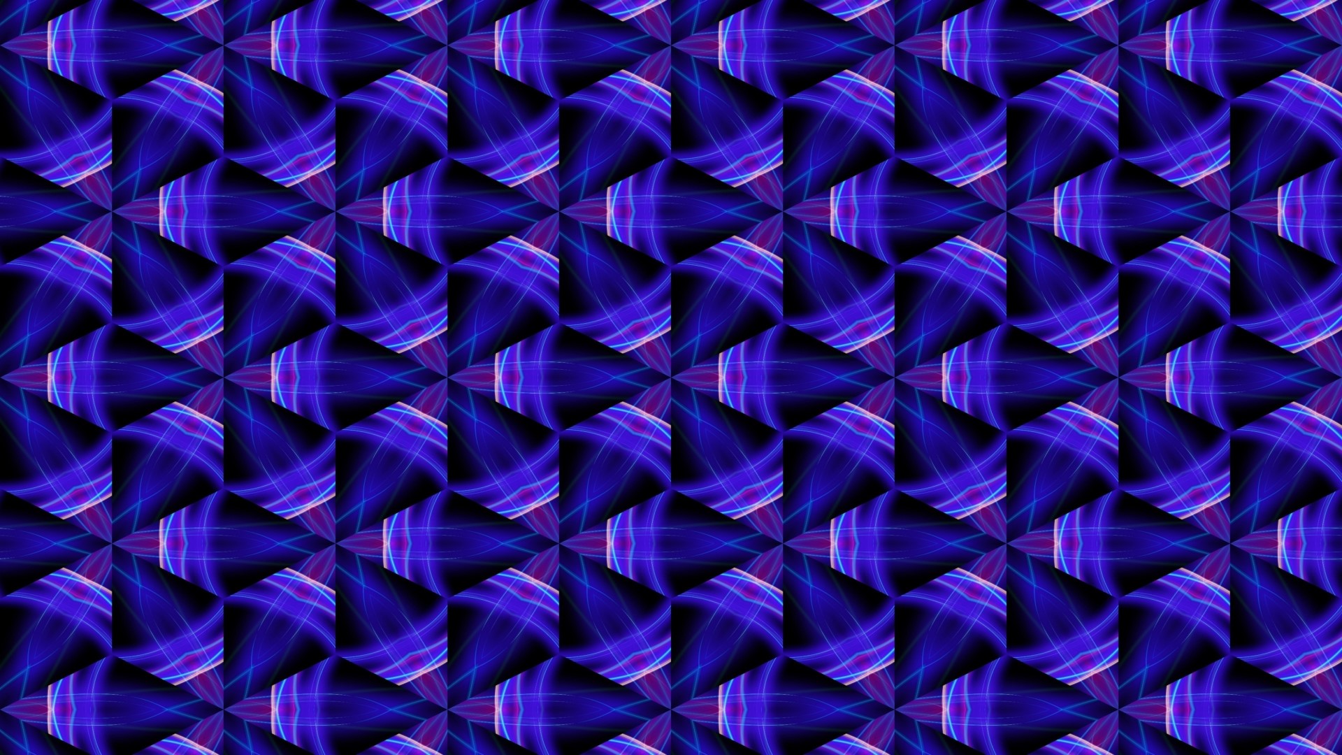 Abstract Blue and Purple Geometric Pattern HD Wallpaper