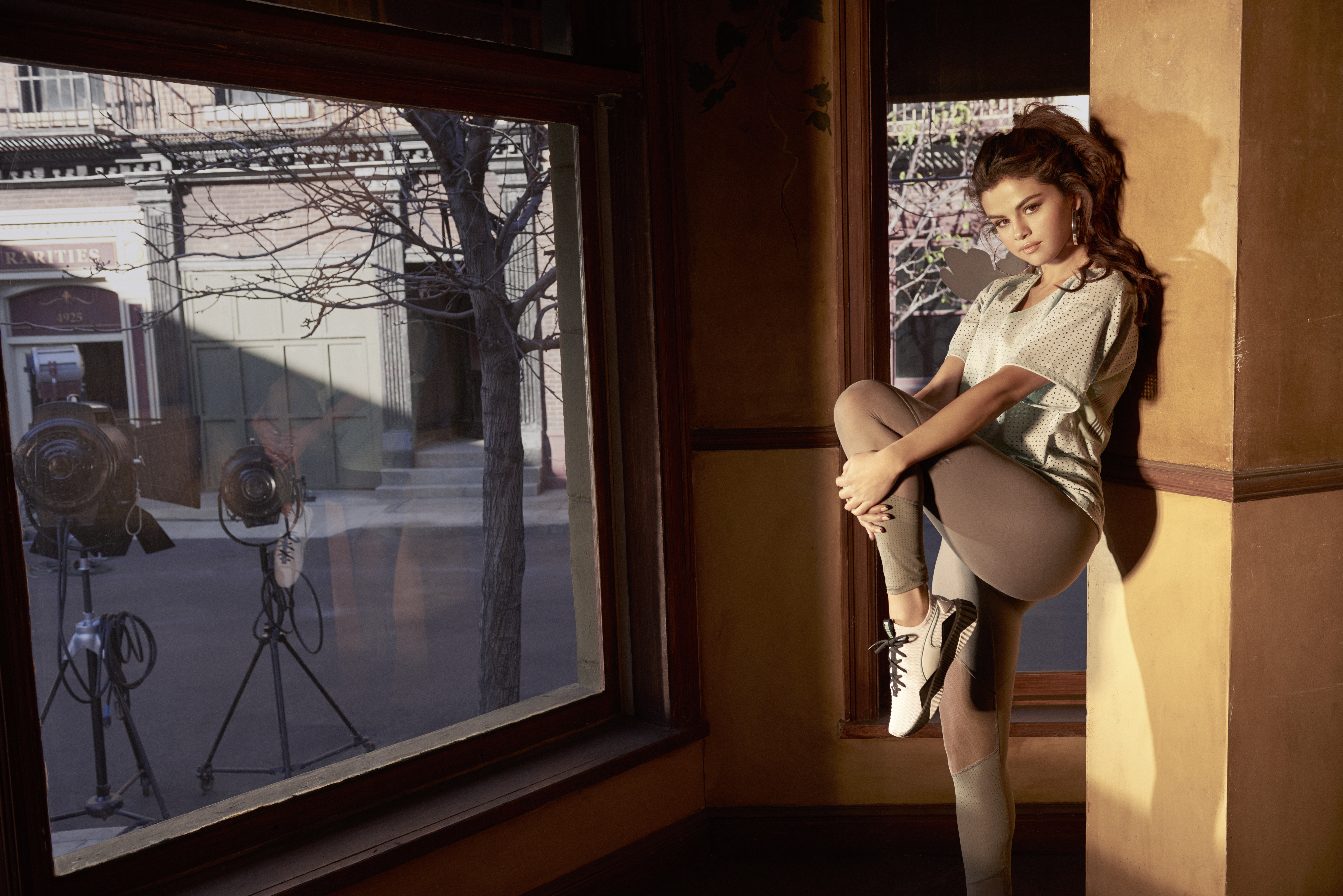 Selena Gomez in Puma Defy Sneaker Campaign HD Wallpaper