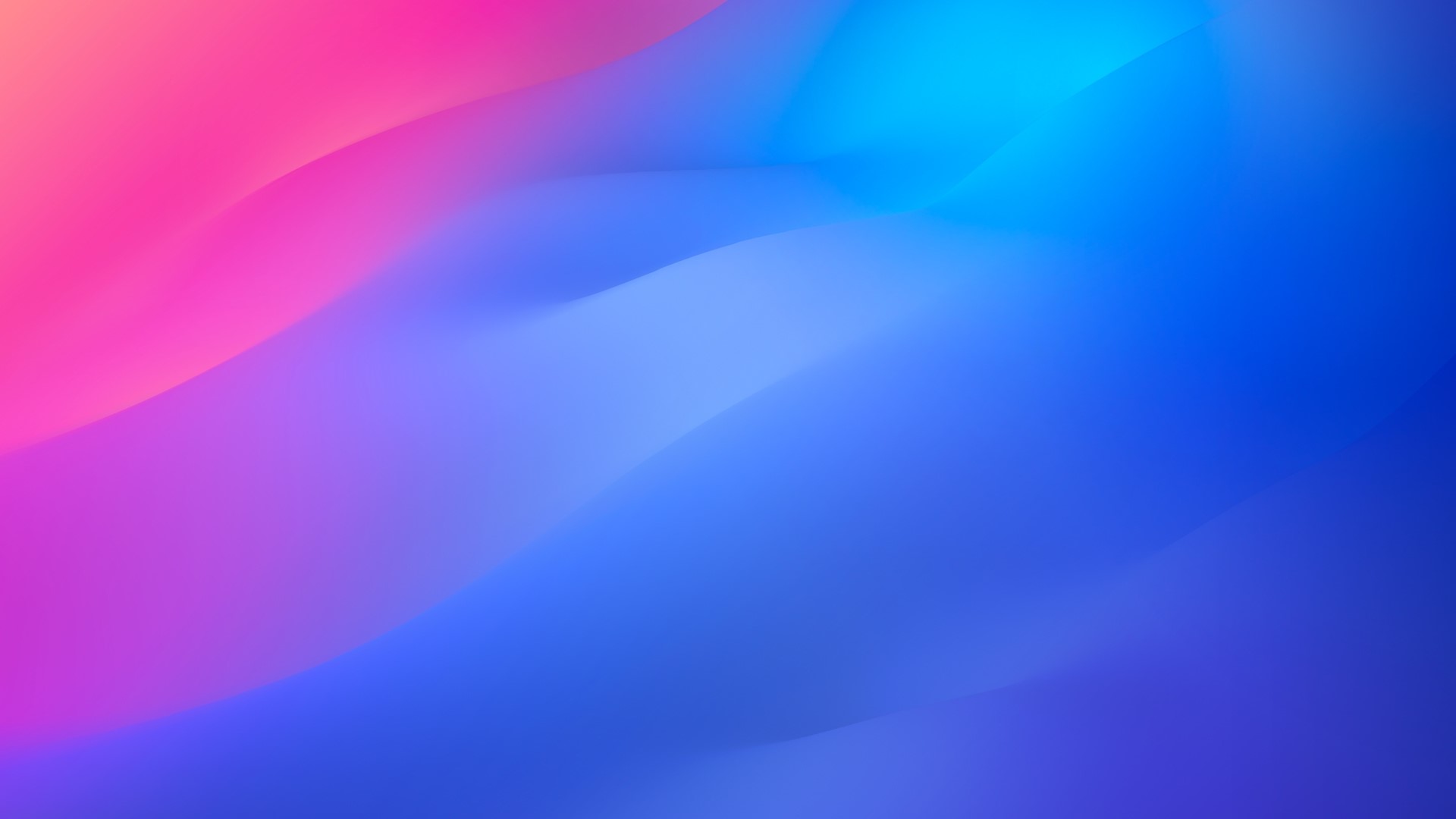 Abstract Gradient with Pink and Blue Waves HD Wallpaper