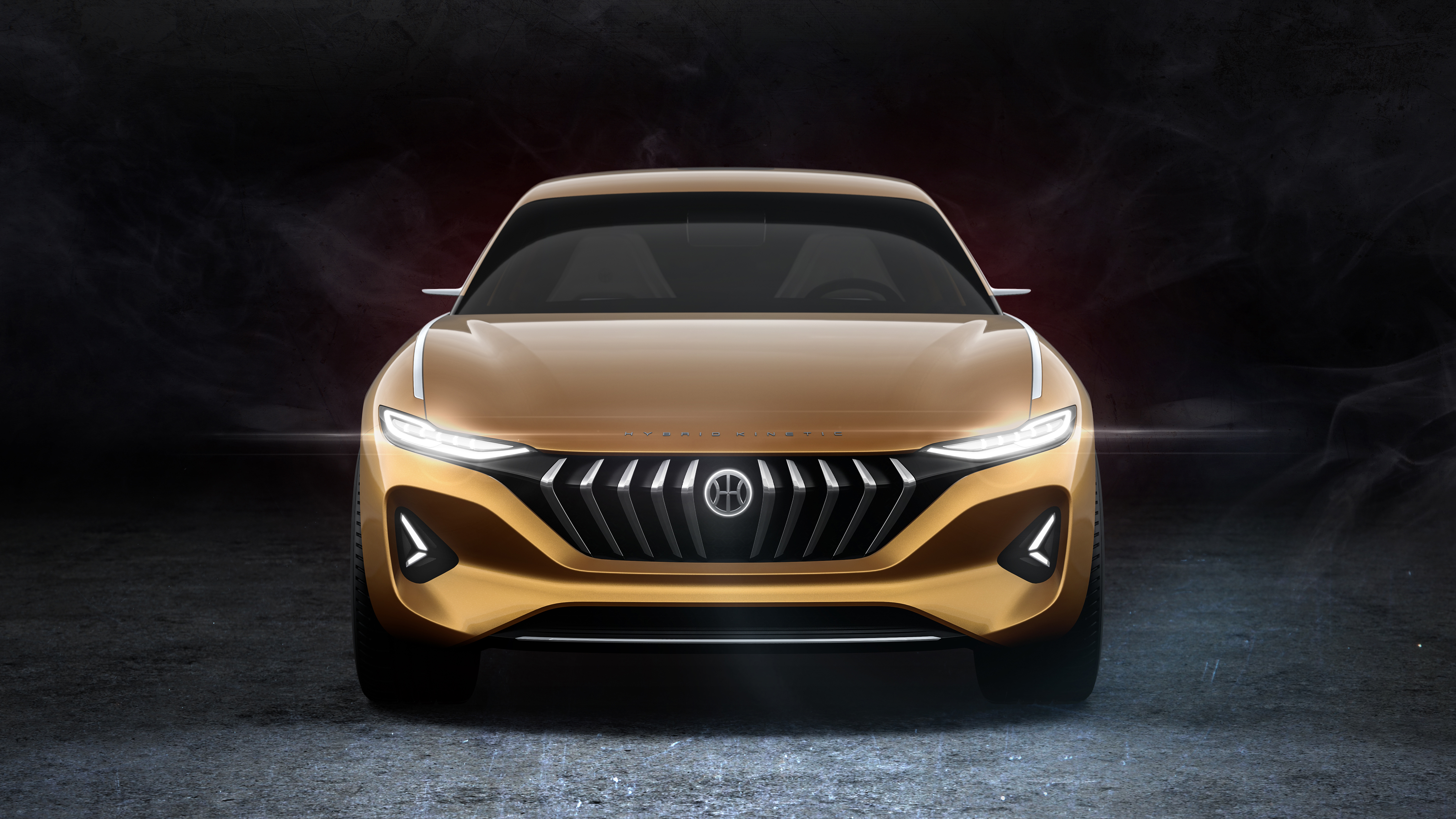 Hybrid Kinetic H500 concept car front view 4K HD Wallpaper