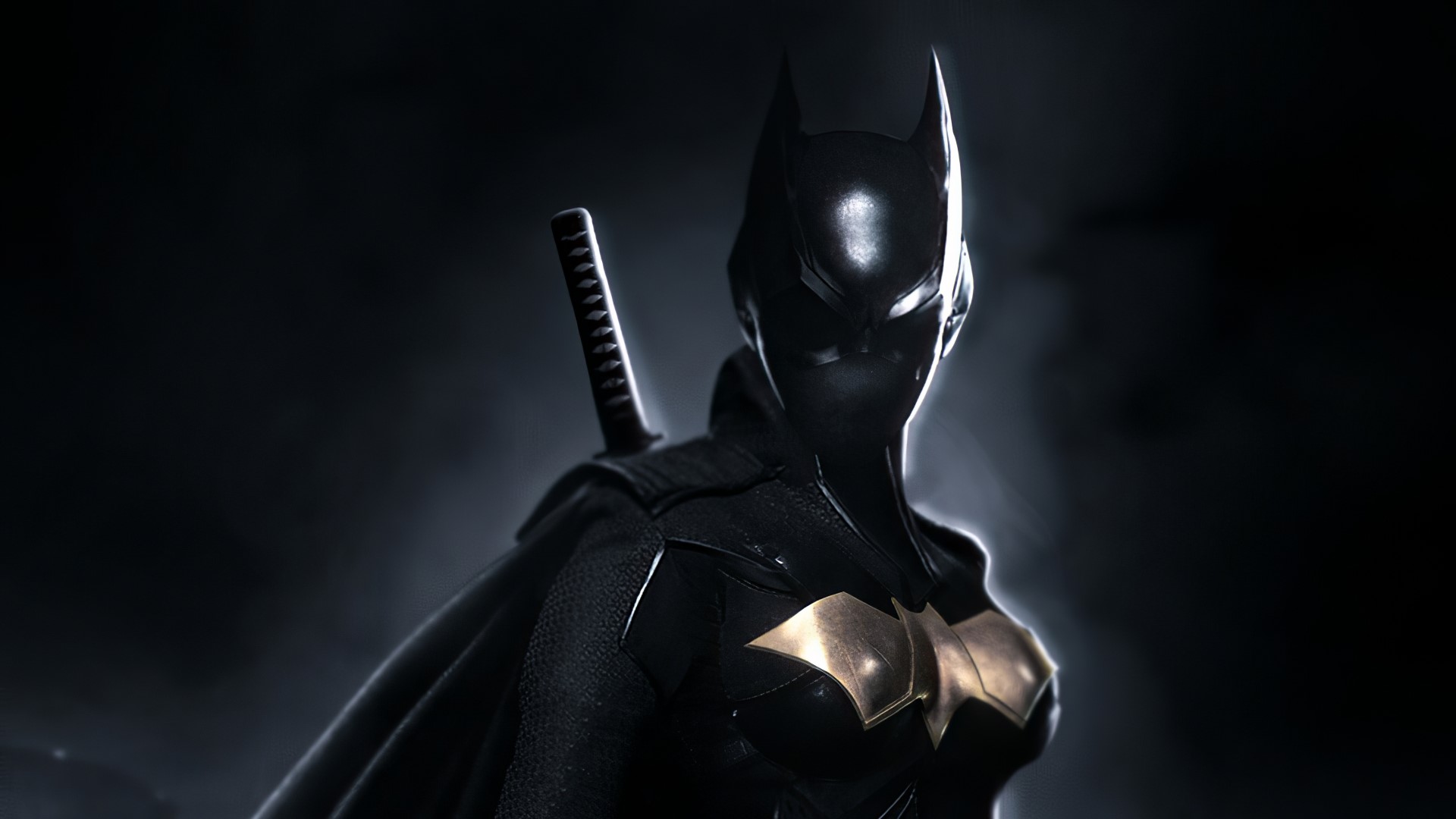 Batgirl with a sword HD Wallpaper