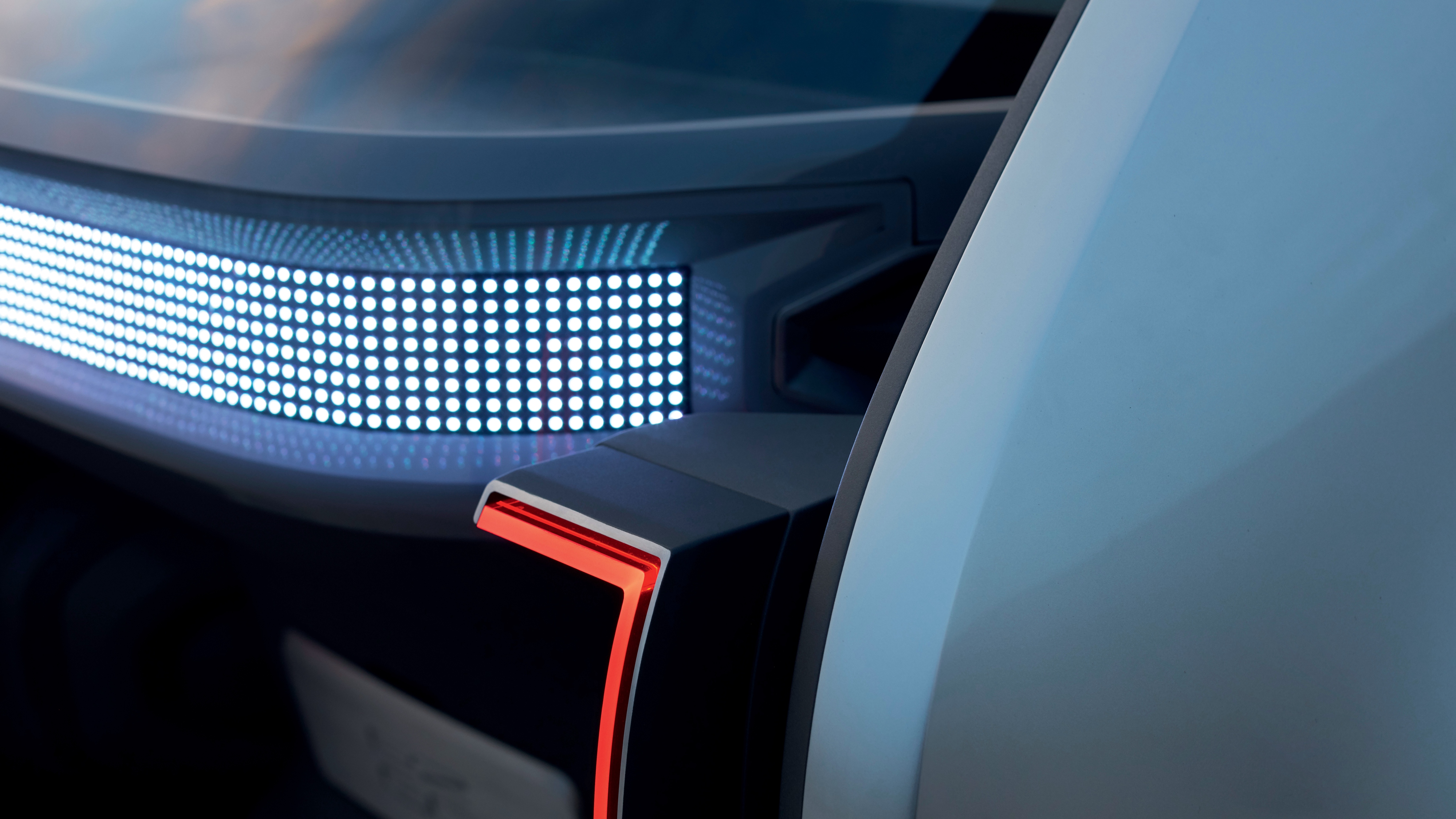 Renault EZ-GO concept car LED taillight detail HD Wallpaper
