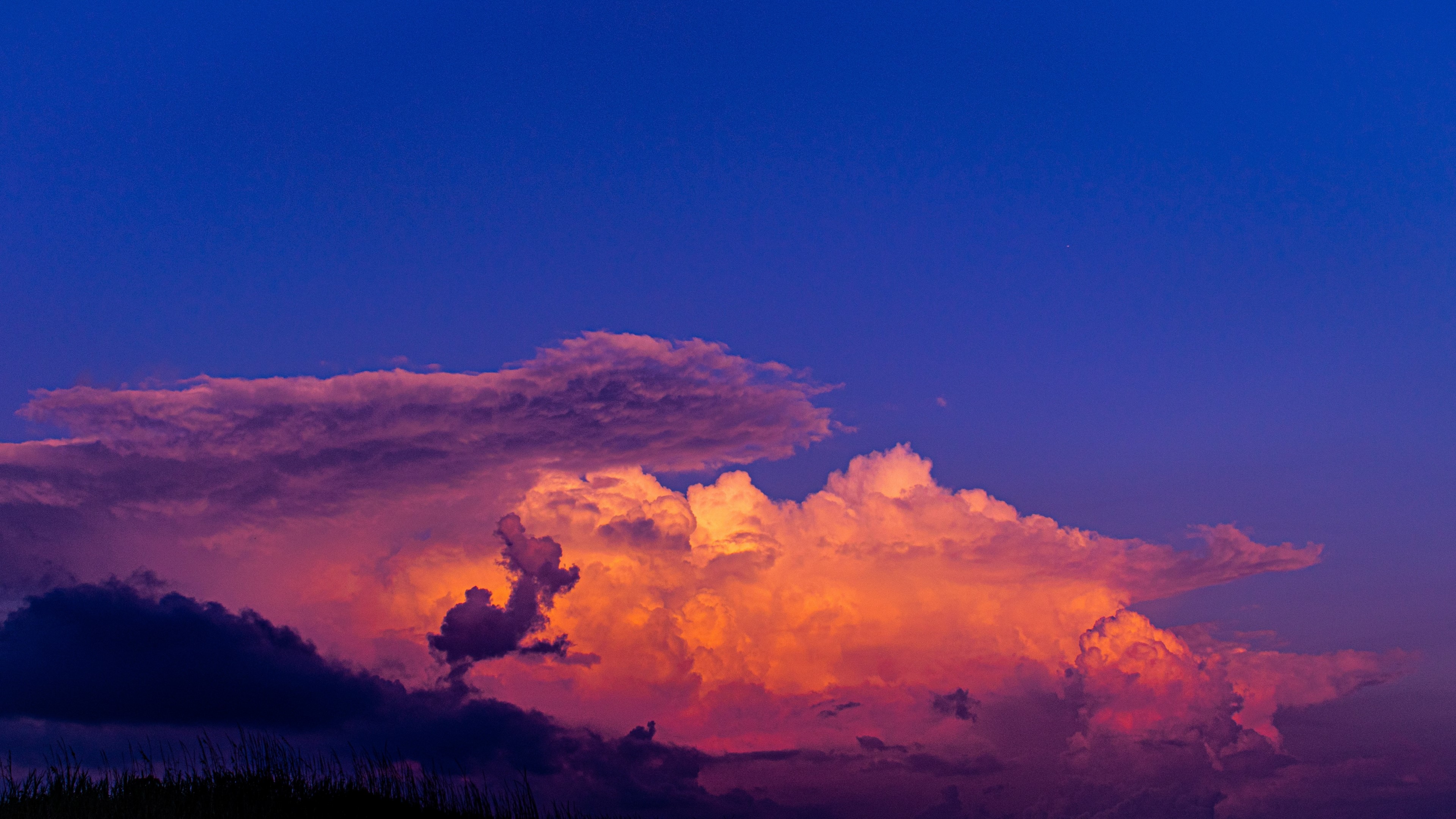 4K Clouds at Sunset HD Wallpaper