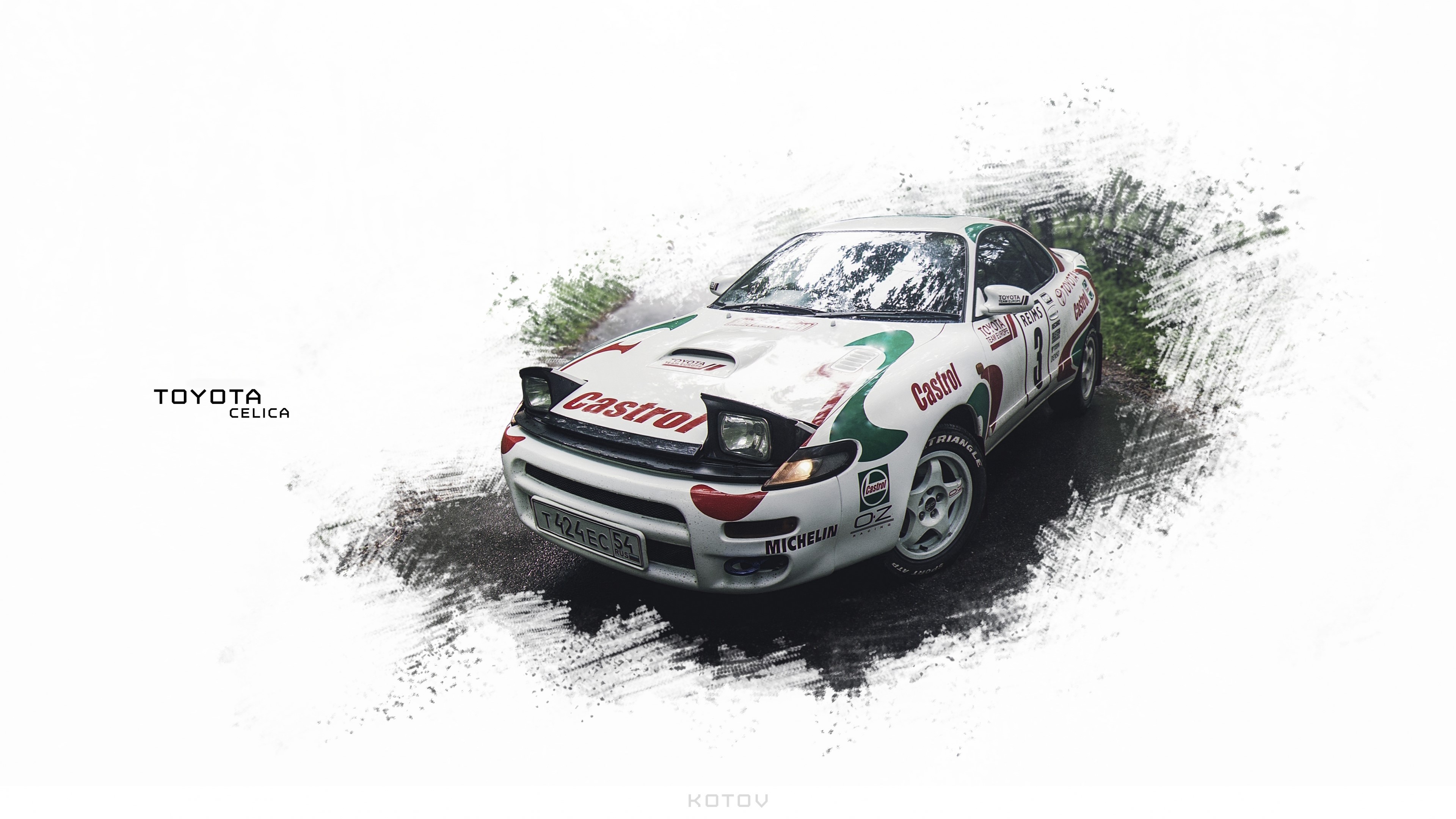 4K Toyota Celica Castrol Rally Car HD Wallpaper