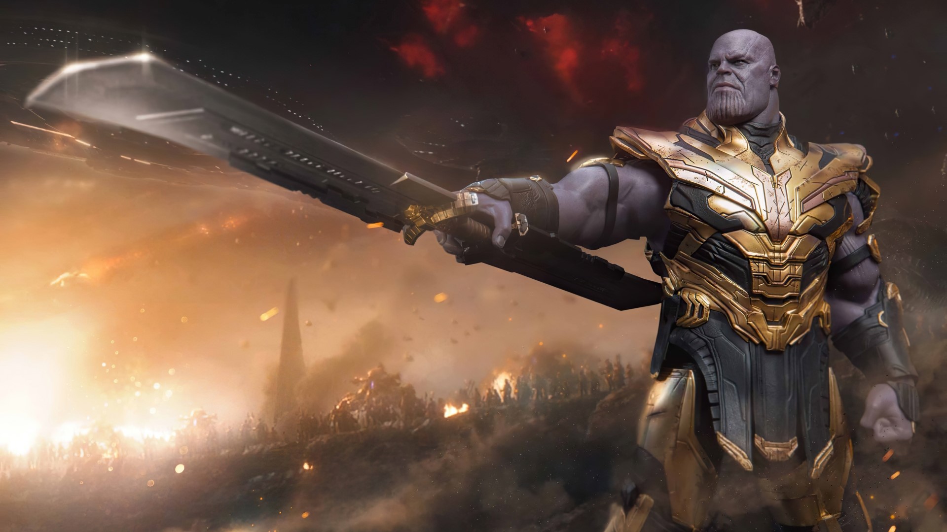 Thanos from Avengers Endgame HD Wallpaper