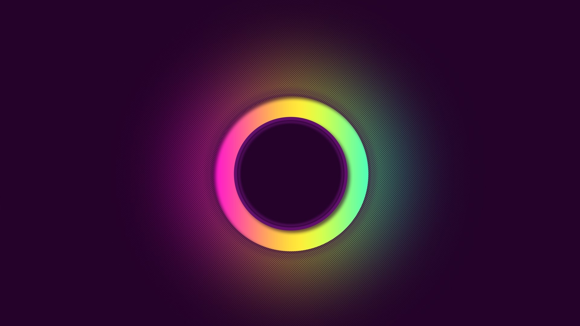Gradient Circle with Diagonal Lines HD Wallpaper