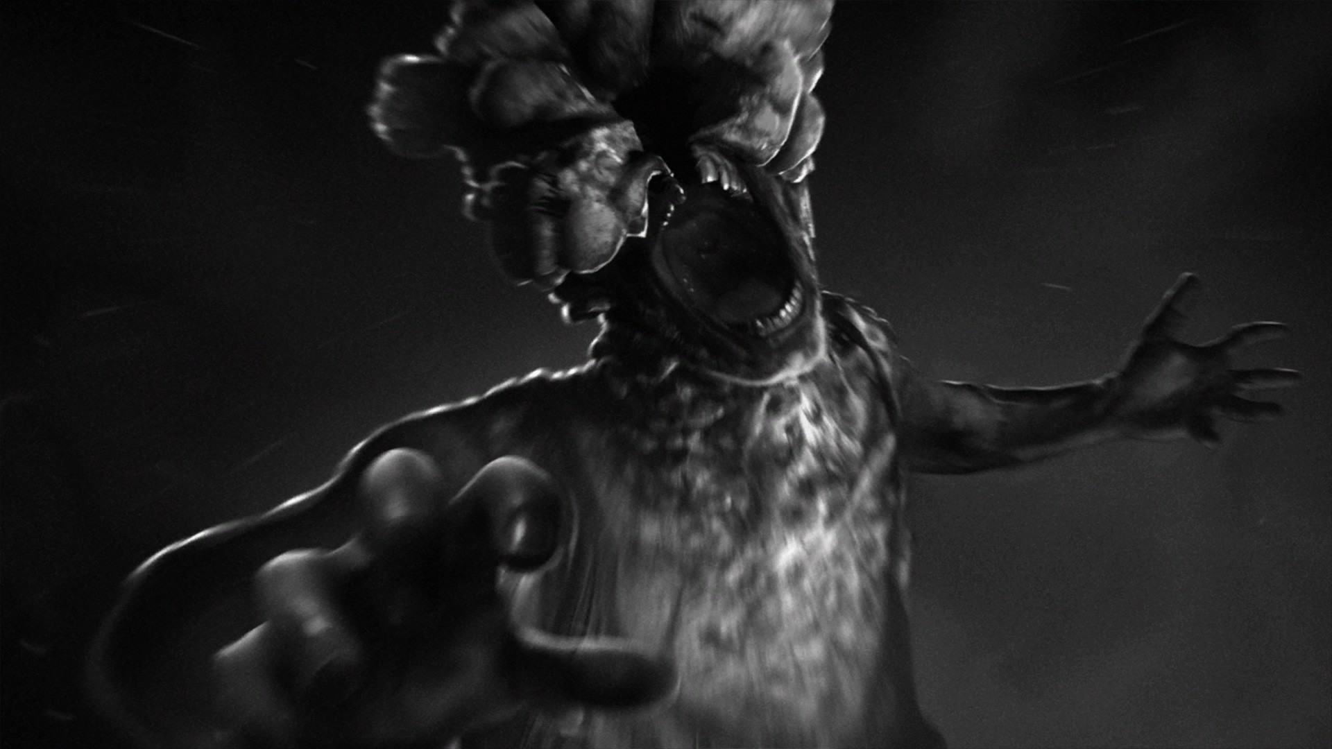 The Last of Us Clicker monster attacking HD Wallpaper