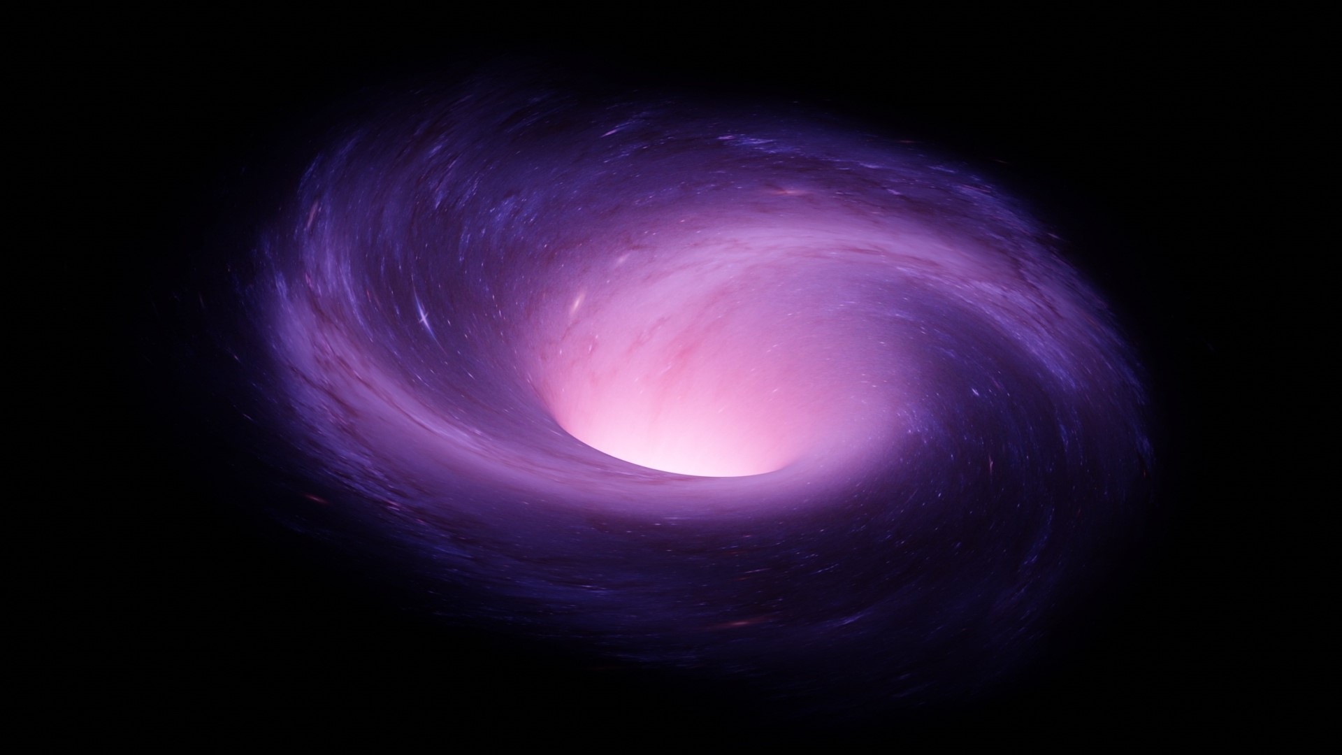 Purple and pink galaxy vortex HD Wallpaper