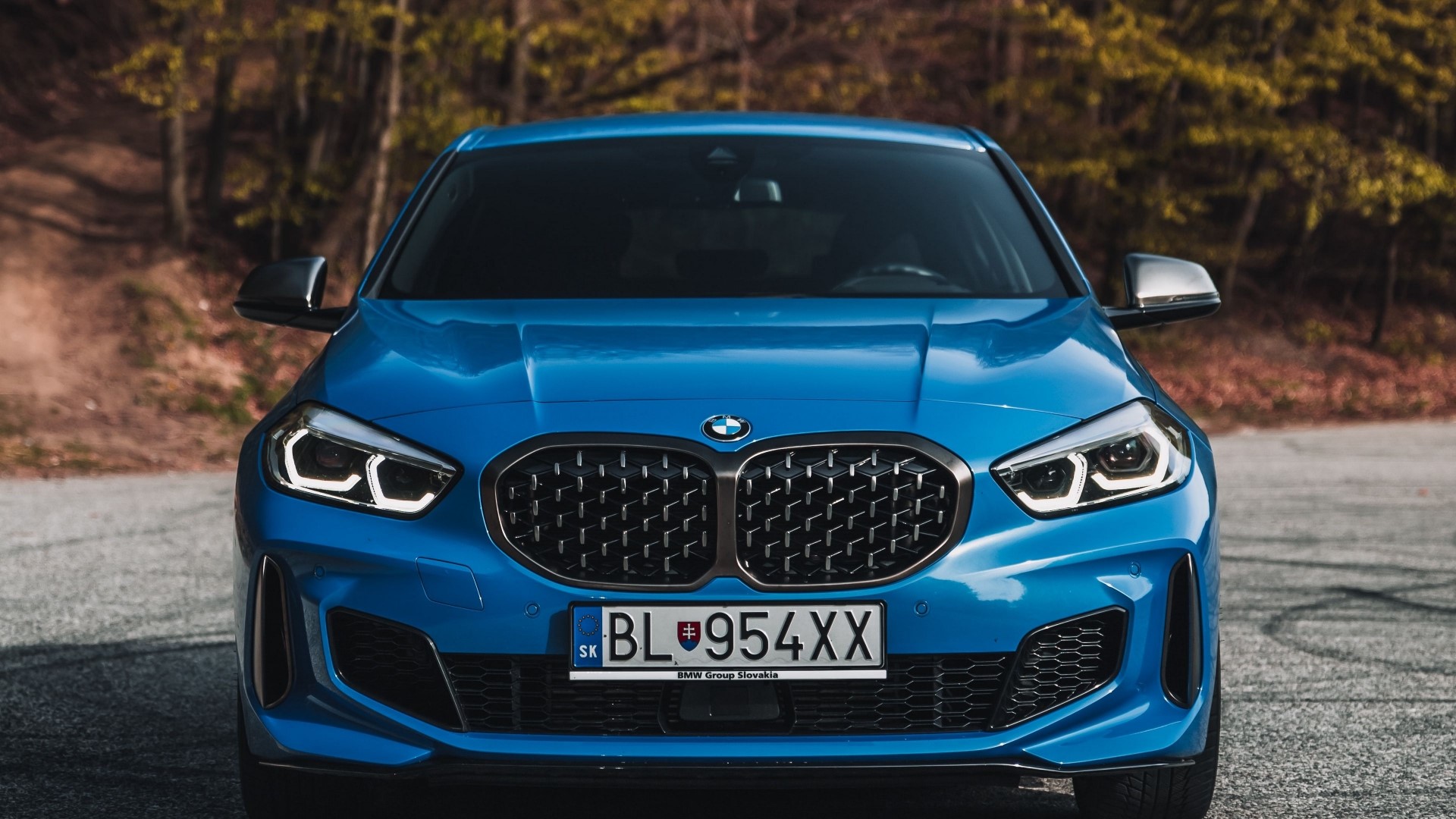 Blue BMW 420d M Sport car HD Wallpaper