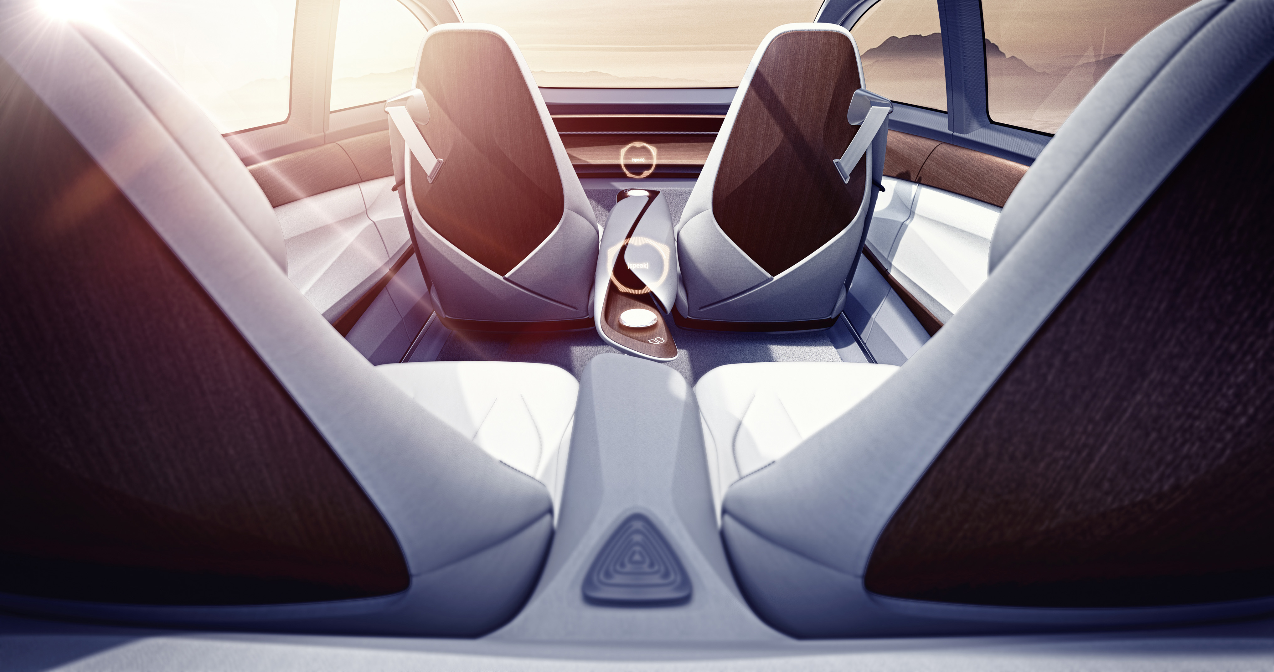 Volkswagen I.D. Vizzion Interior 4K HD Wallpaper