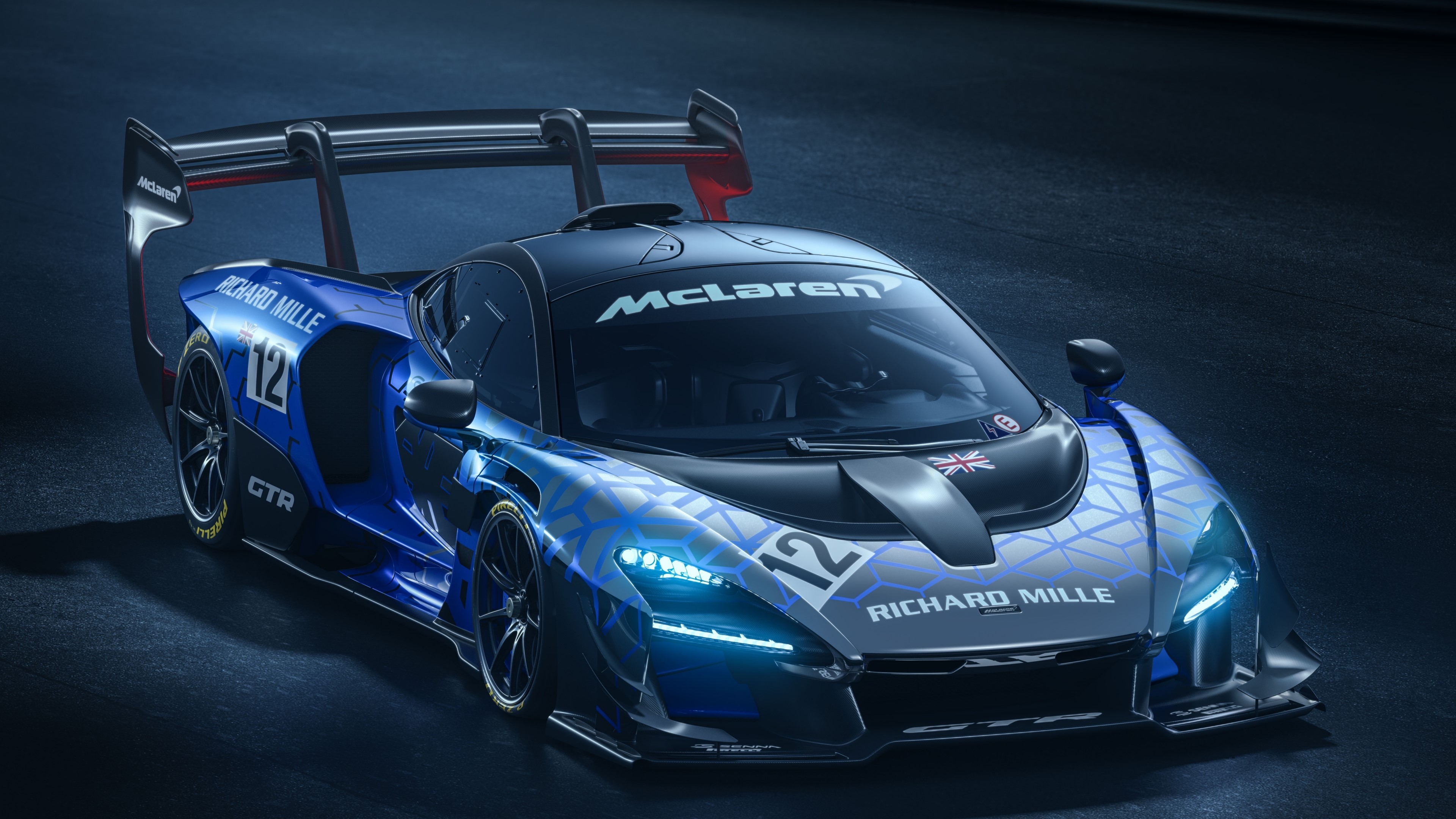 McLaren Senna GTR 12 Richard Mille 4K HD Wallpaper
