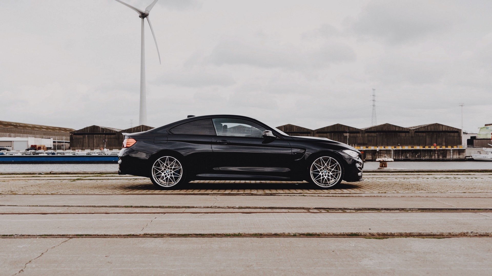 Black BMW M4 Coupe HD Wallpaper