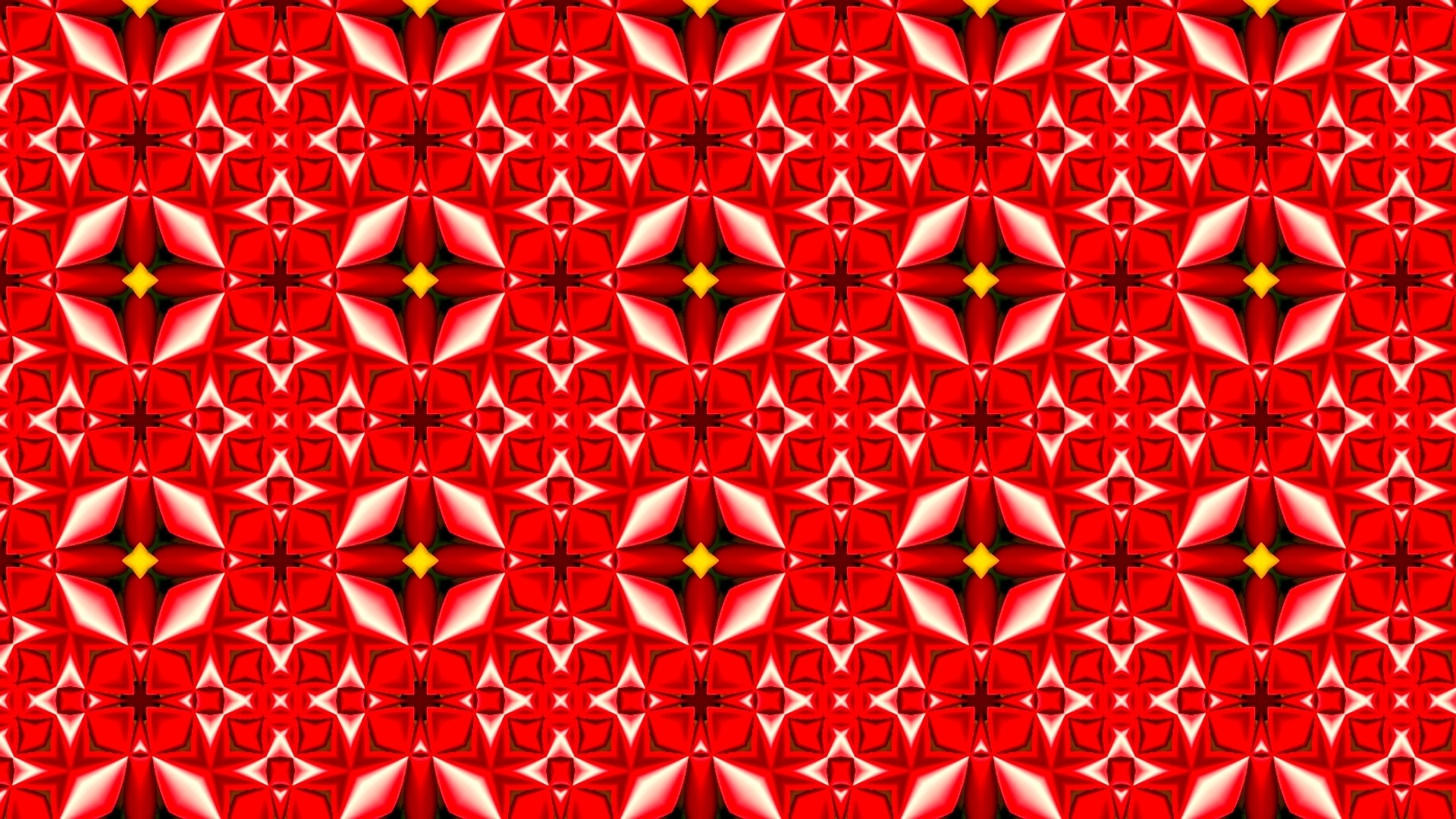 Red and white abstract geometric pattern HD Wallpaper