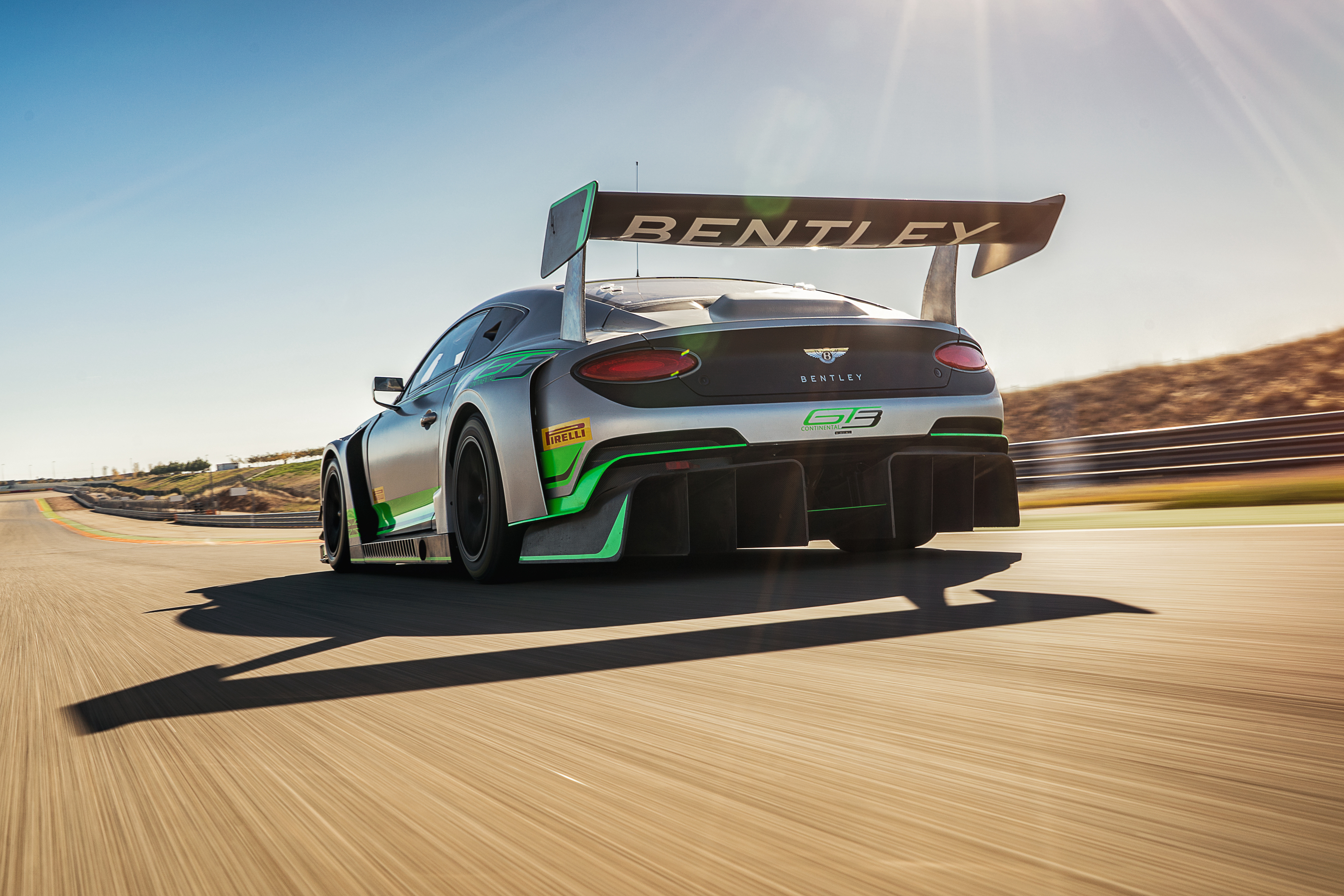 Bentley Continental GT3 race car on track HD Wallpaper