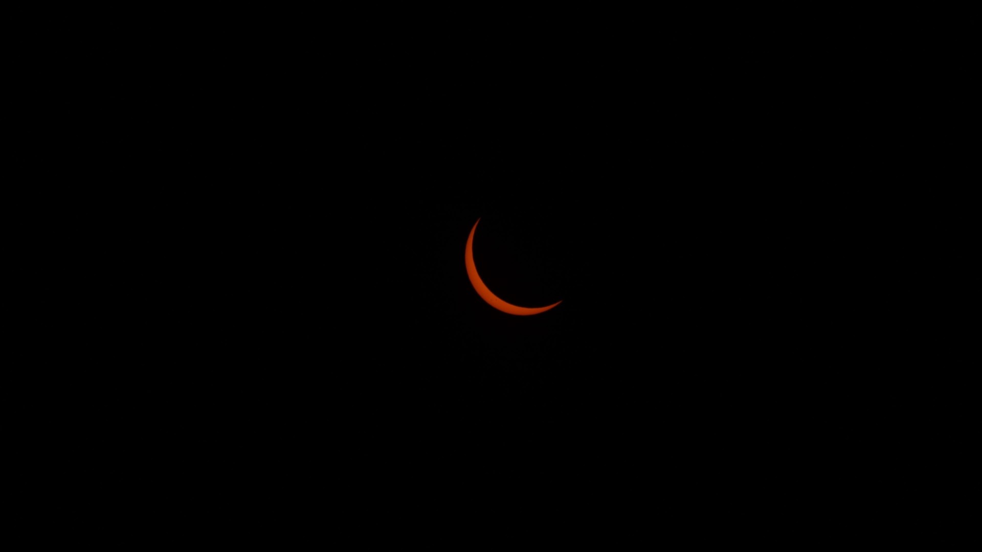 Partial Solar Eclipse HD Wallpaper