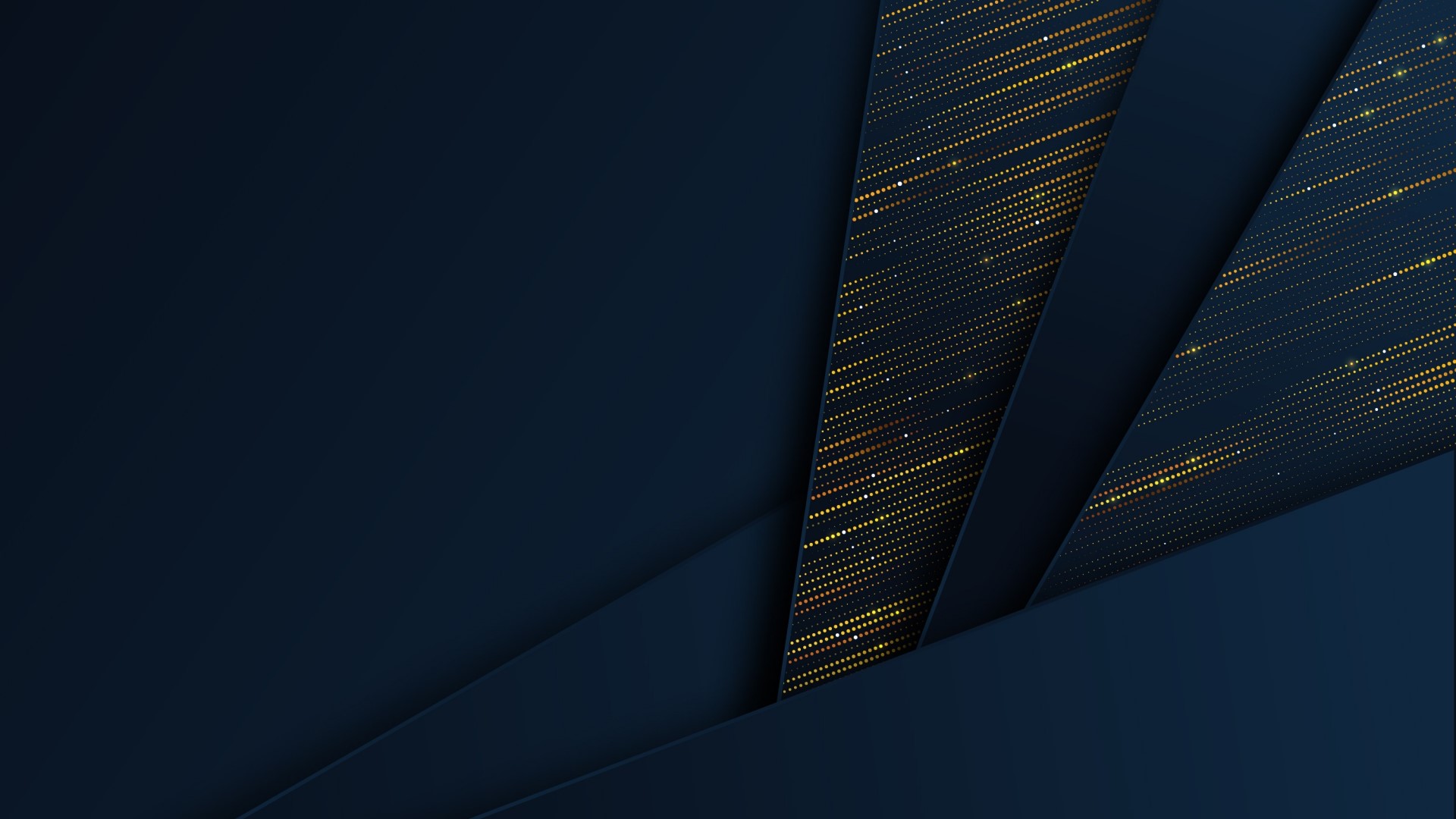 Dark blue abstract background with gold glitter HD Wallpaper