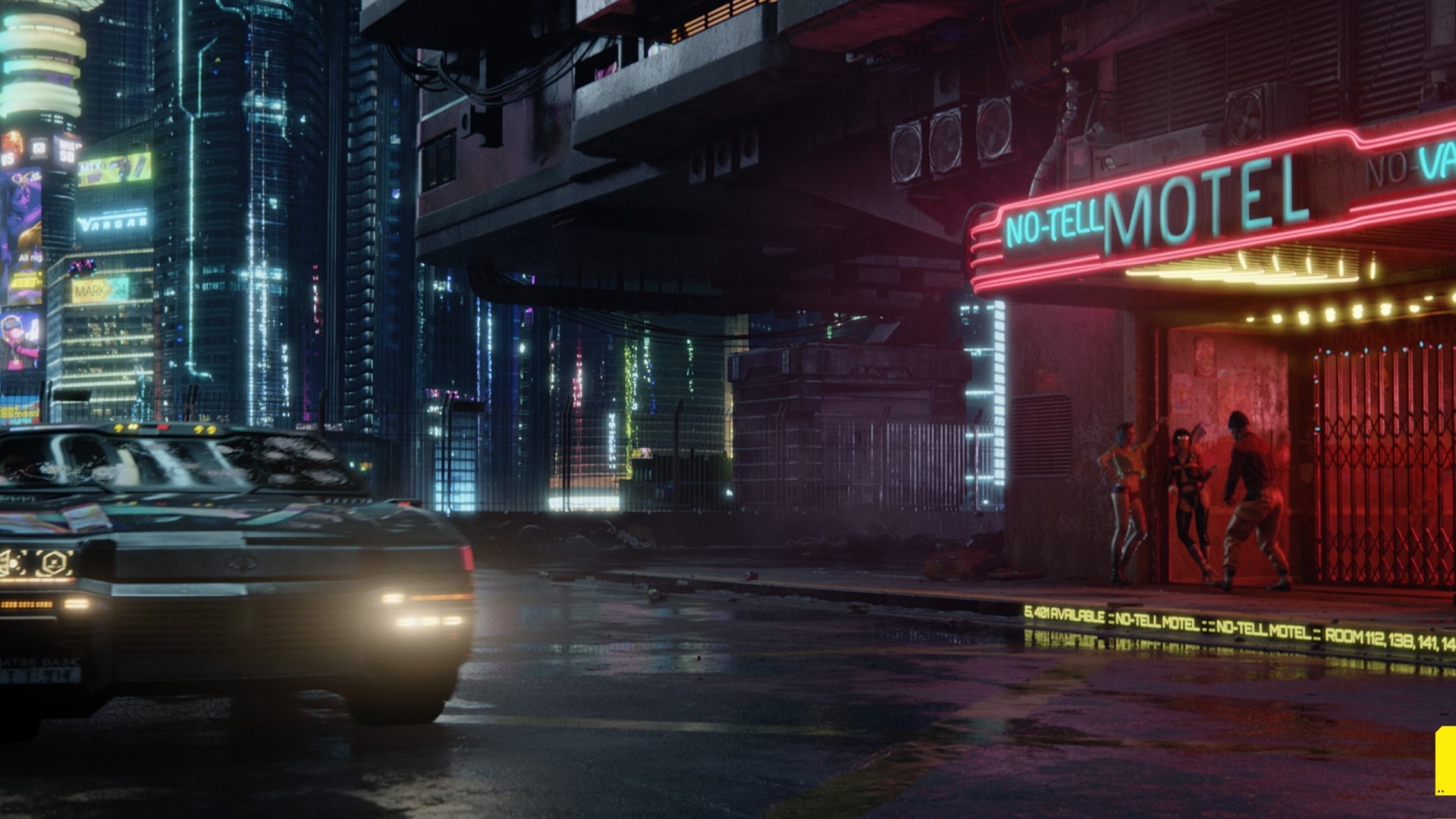 Cyberpunk 2077 No-Tell Motel HD Wallpaper
