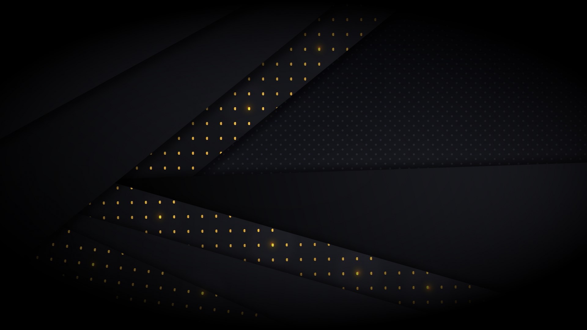 Dark abstract background with gold dots HD Wallpaper