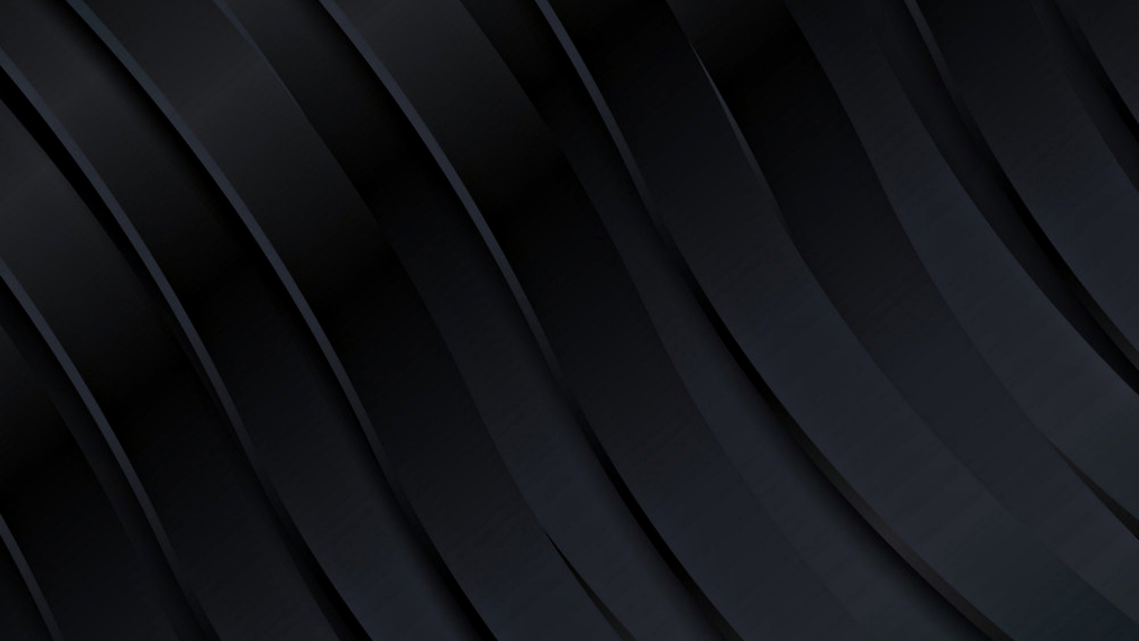 4K Abstract Dark Curved Lines HD Wallpaper