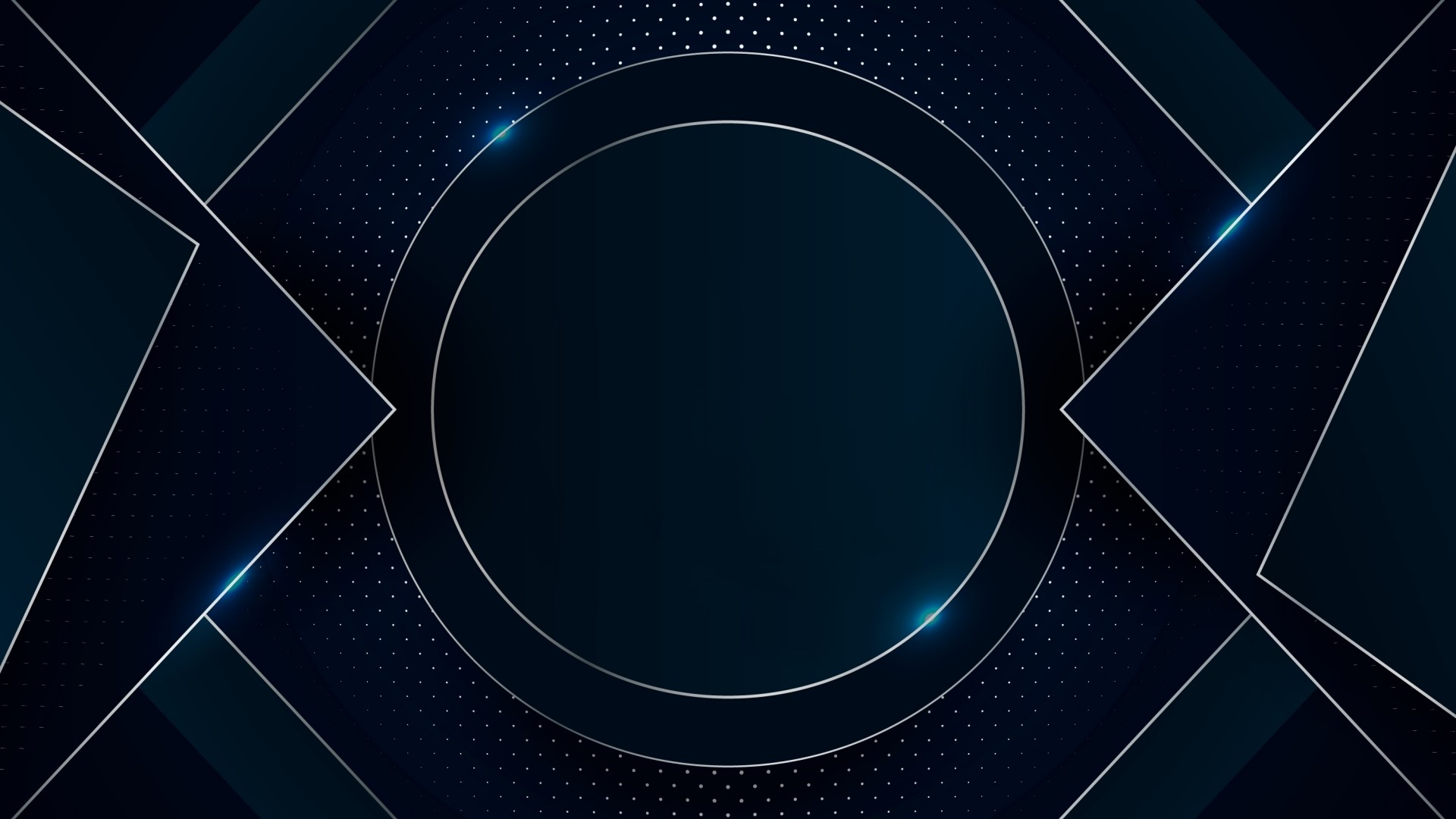 Dark blue abstract geometric background with silver accents HD Wallpaper